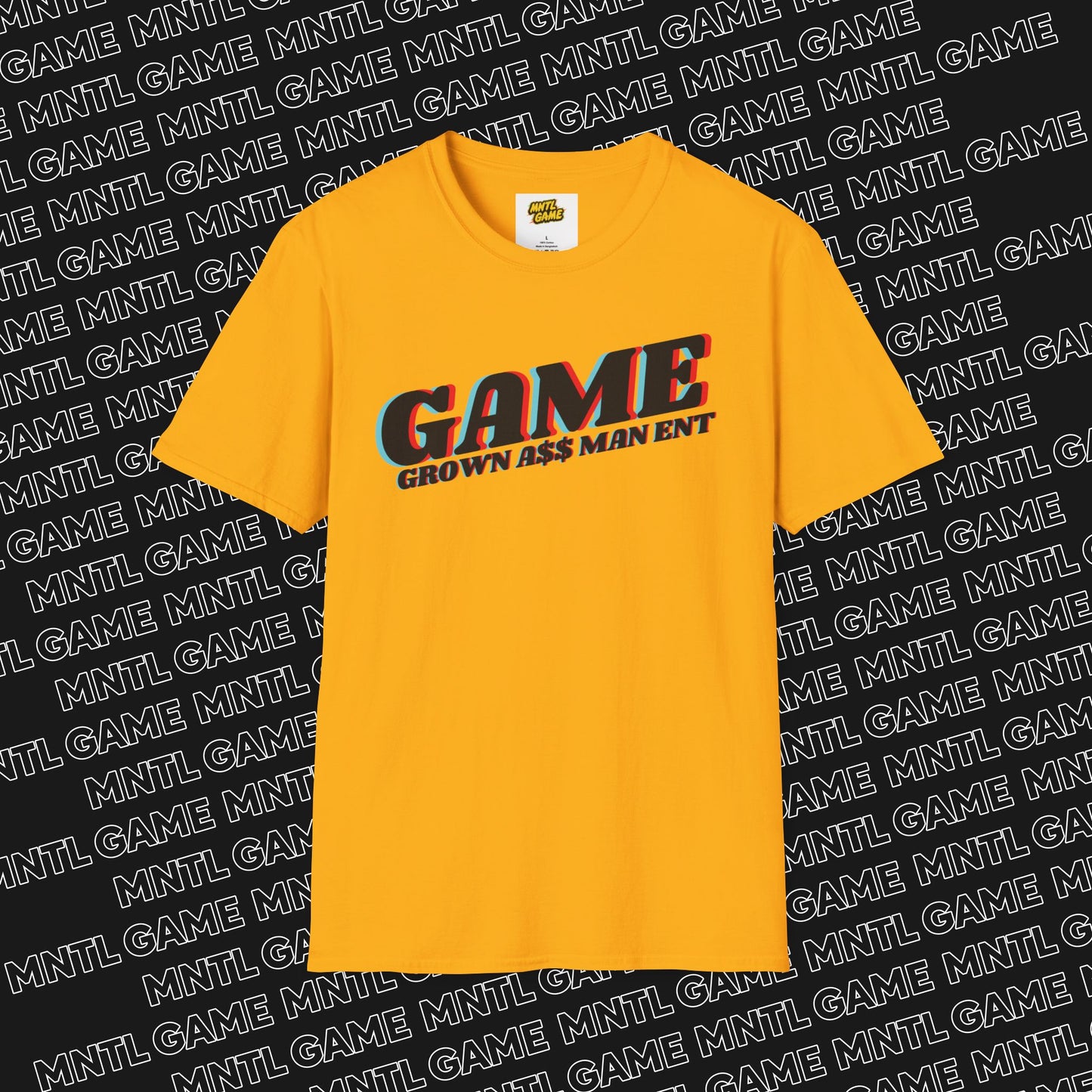 T-Shirt - GAME, Grown A$$ Man Ent Design