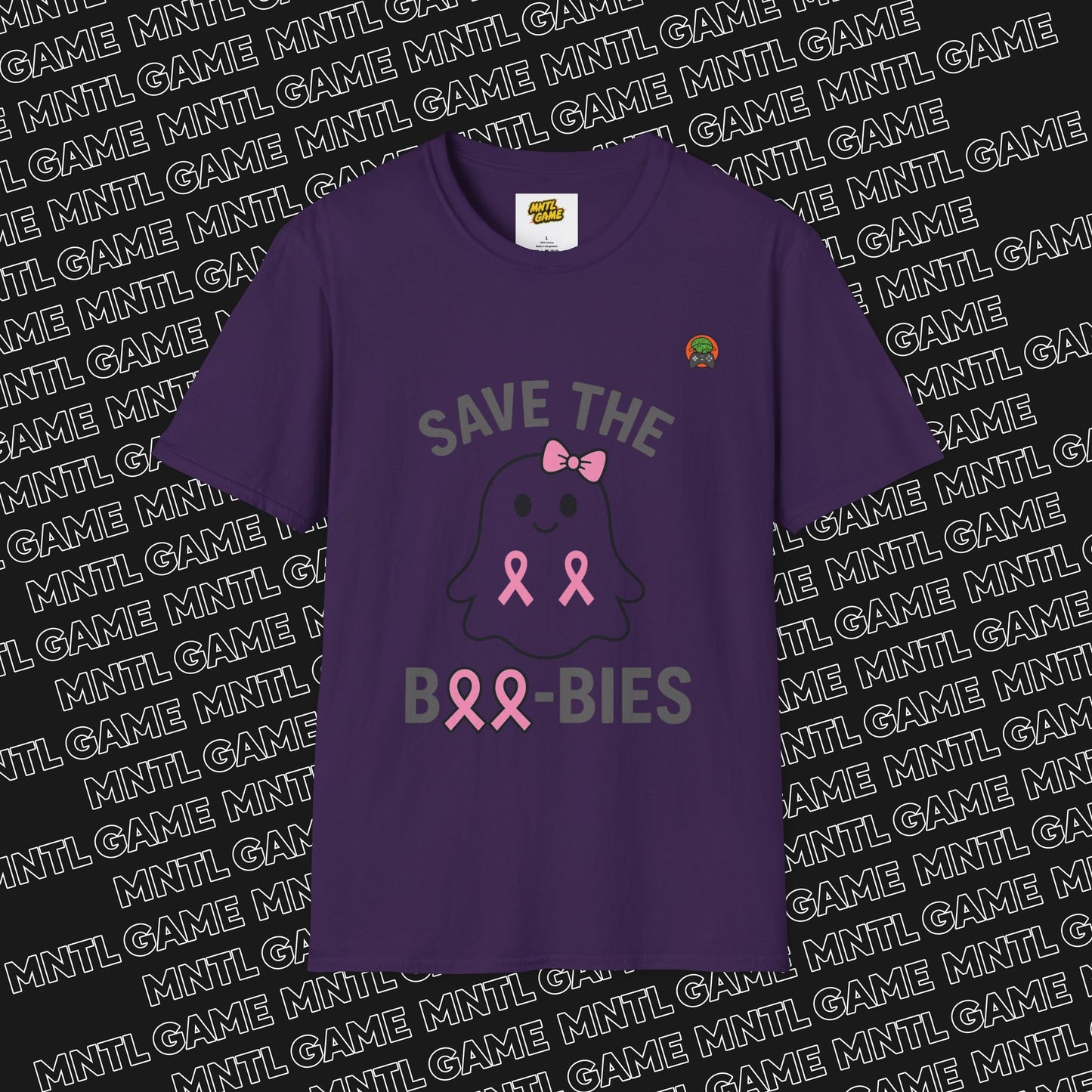 Breast Cancer Awareness Ghost Unisex T-Shirt