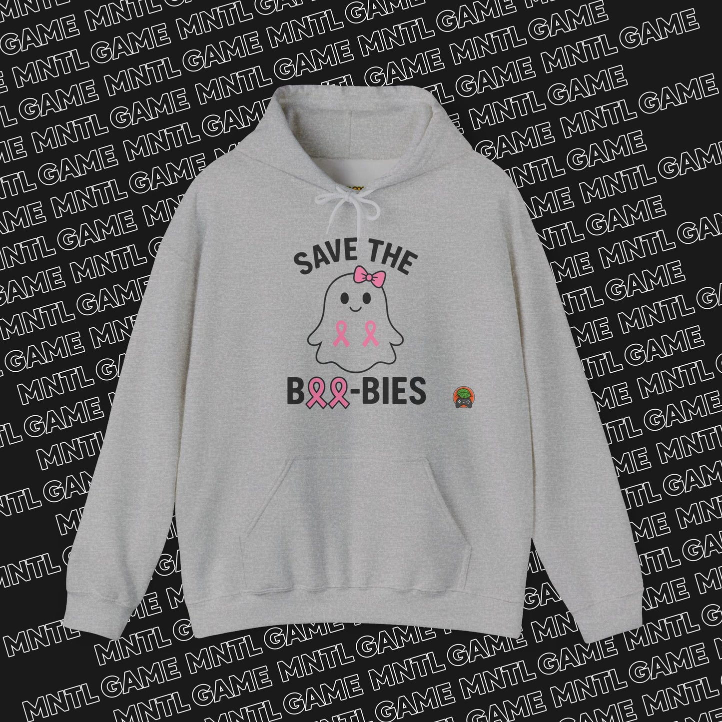 Hoodie Save the Boo-Bies Breast Cancer Awareness Ghost