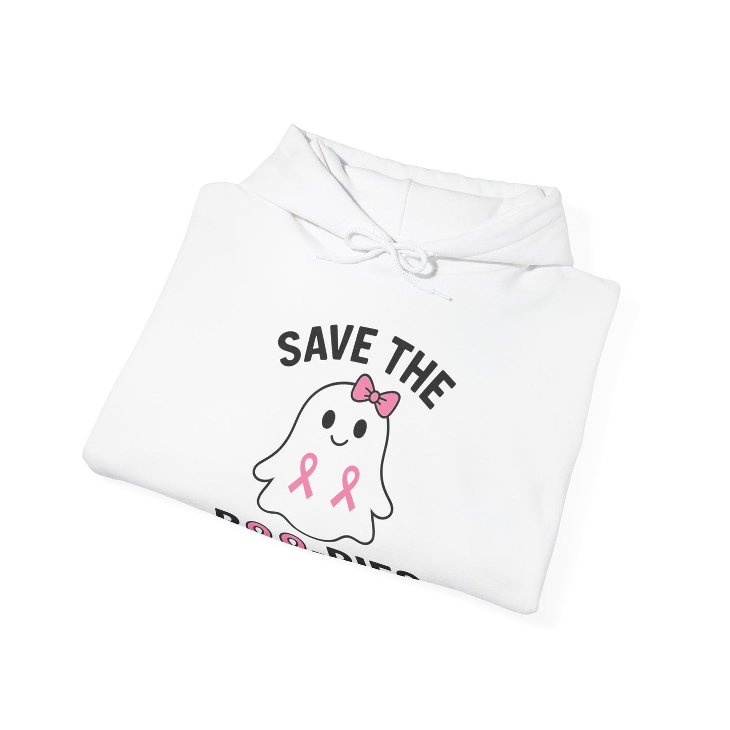 Hoodie Save the Boo-Bies Breast Cancer Awareness Ghost