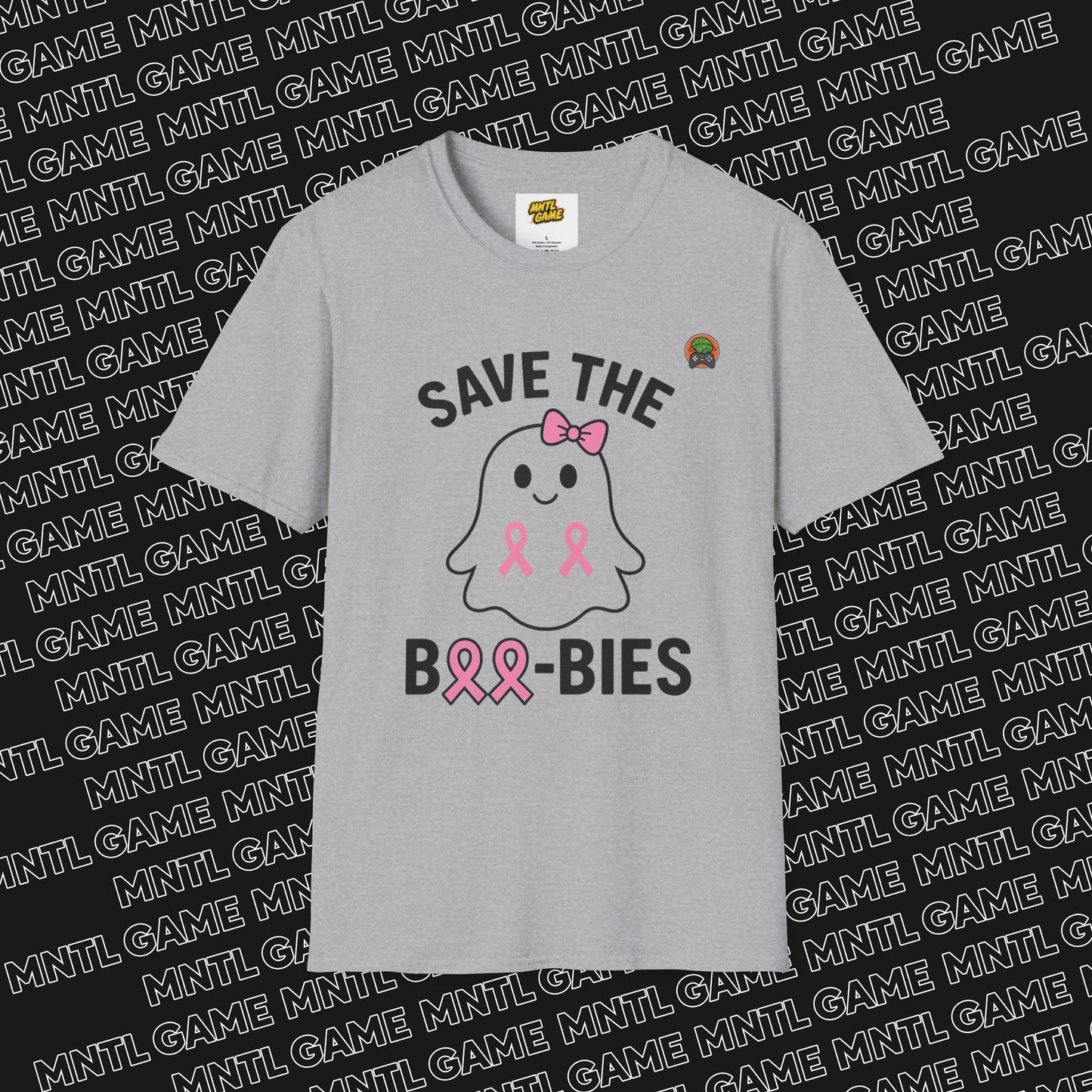 Breast Cancer Awareness Ghost Unisex T-Shirt