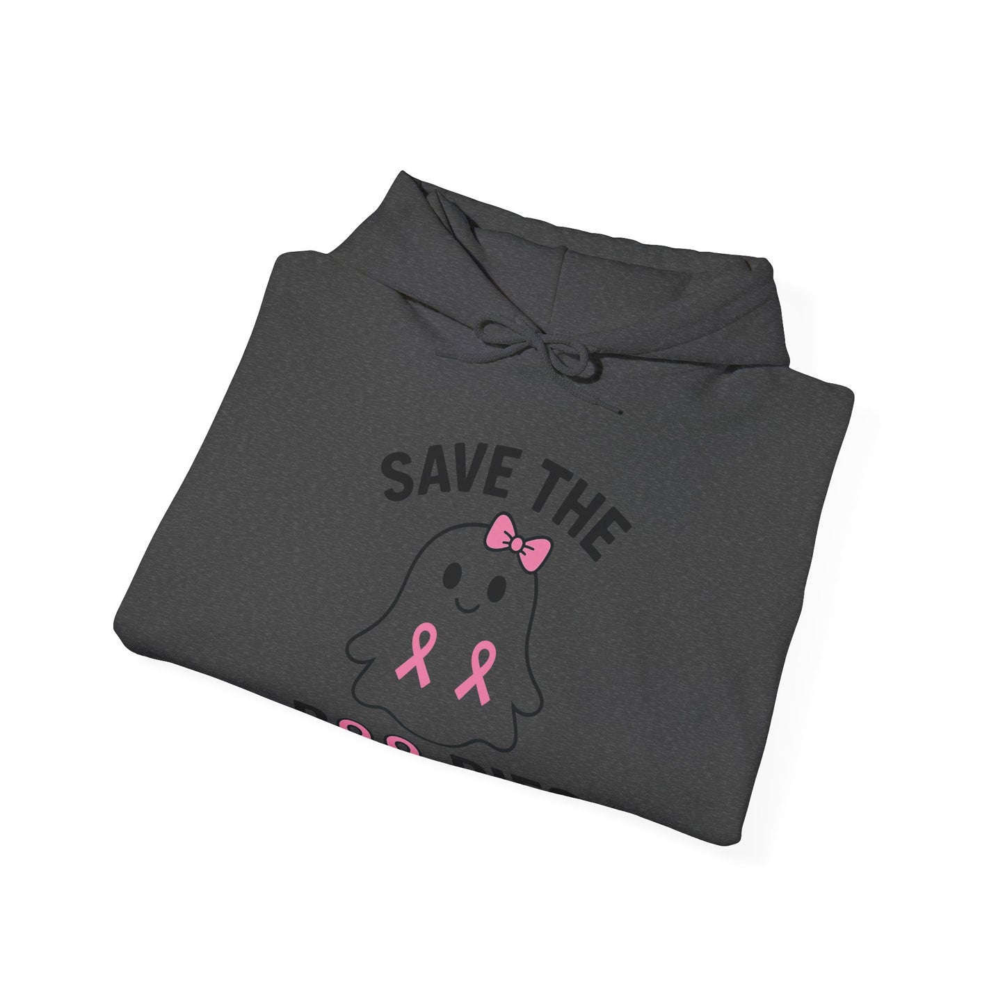 Hoodie Save the Boo-Bies Breast Cancer Awareness Ghost