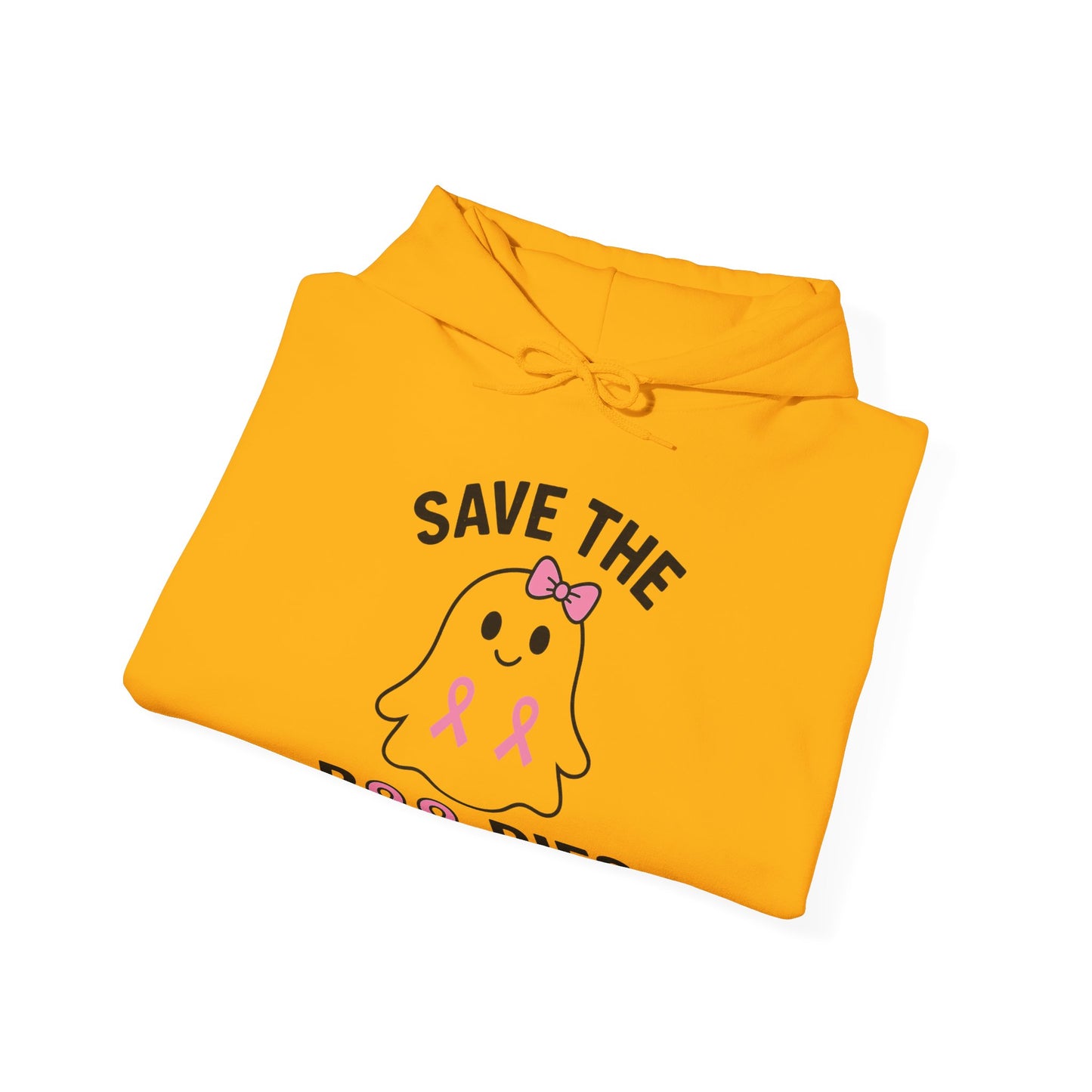 Hoodie Save the Boo-Bies Breast Cancer Awareness Ghost