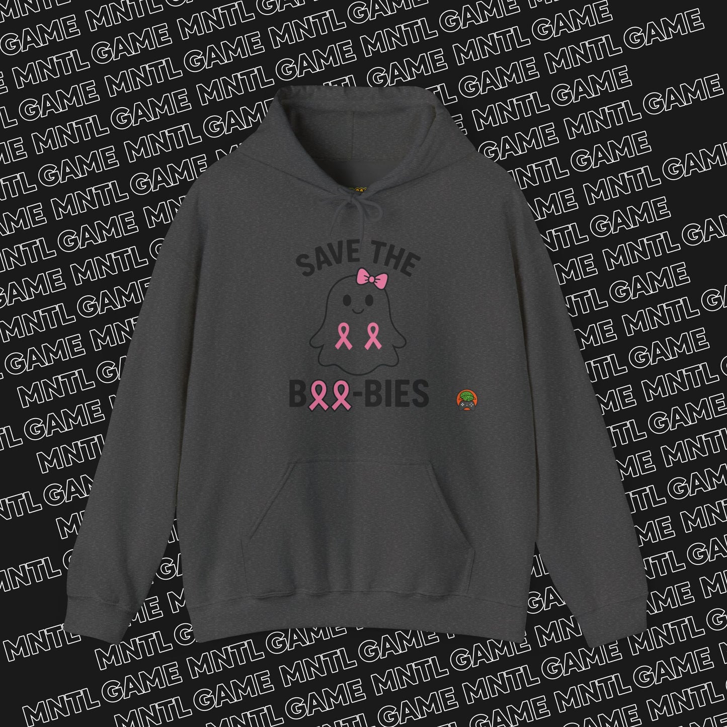 Hoodie Save the Boo-Bies Breast Cancer Awareness Ghost