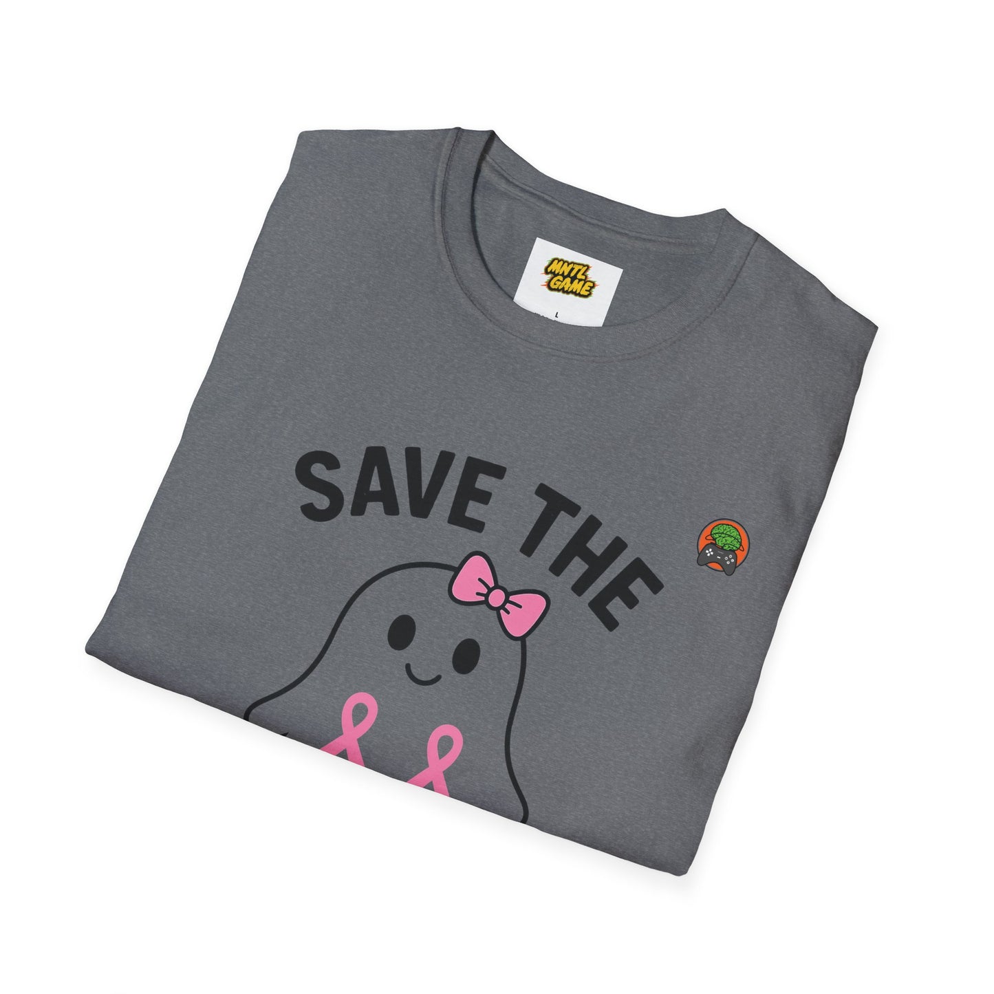 Breast Cancer Awareness Ghost Unisex T-Shirt