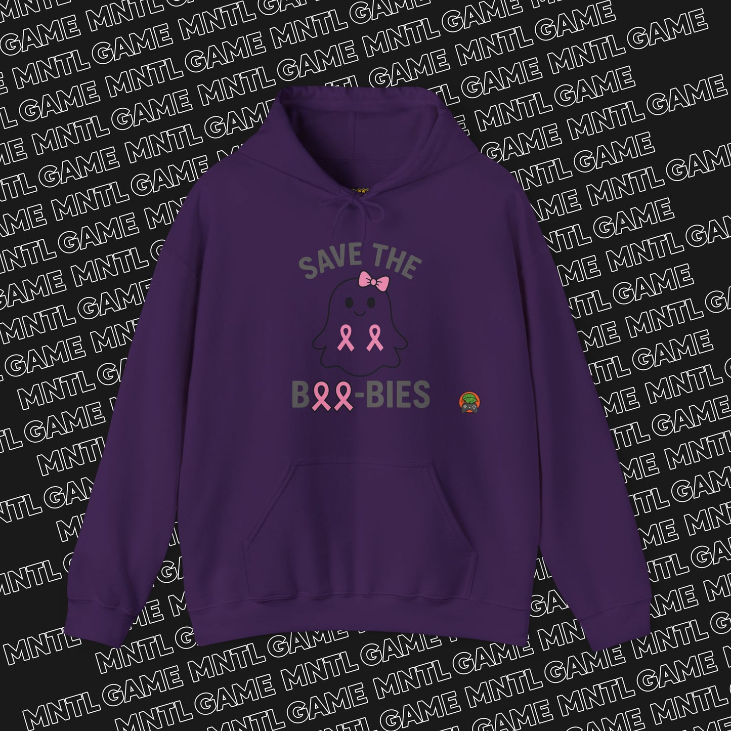 Hoodie Save the Boo-Bies Breast Cancer Awareness Ghost
