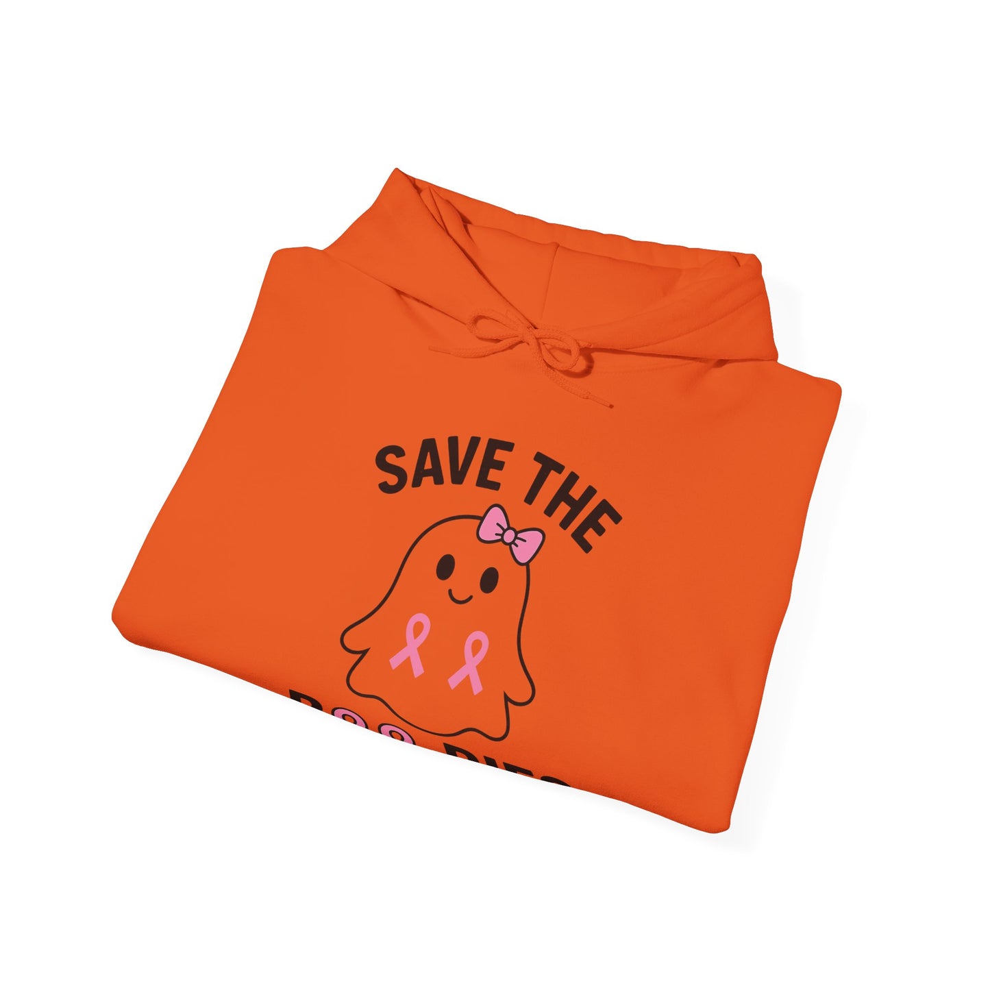Hoodie Save the Boo-Bies Breast Cancer Awareness Ghost