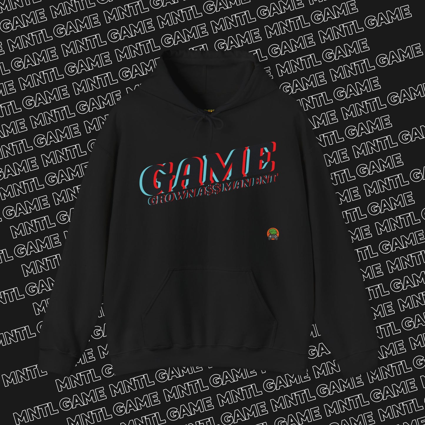 Hooded Sweatshirt Grown A$$ Man Ent Design