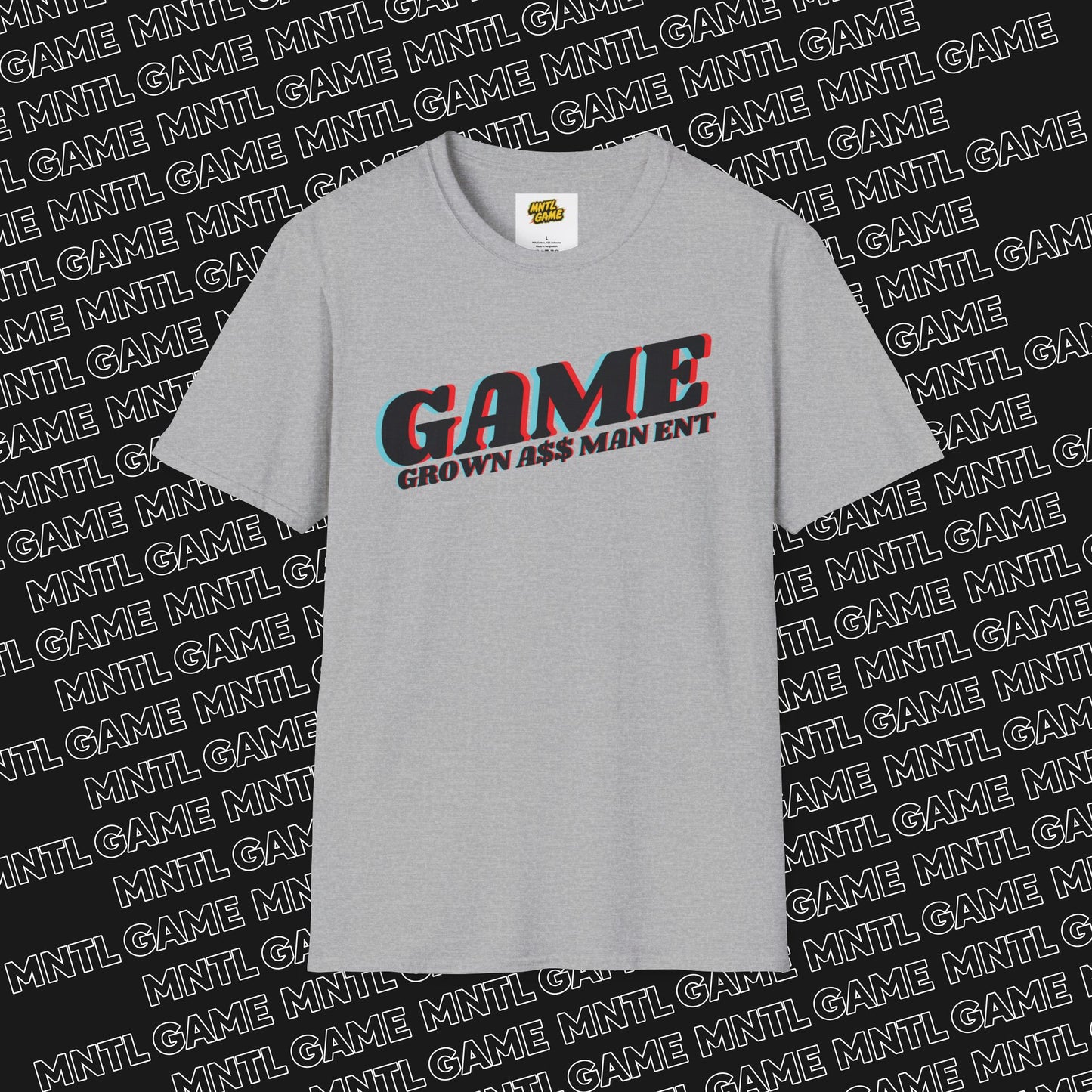 T-Shirt - GAME, Grown A$$ Man Ent Design