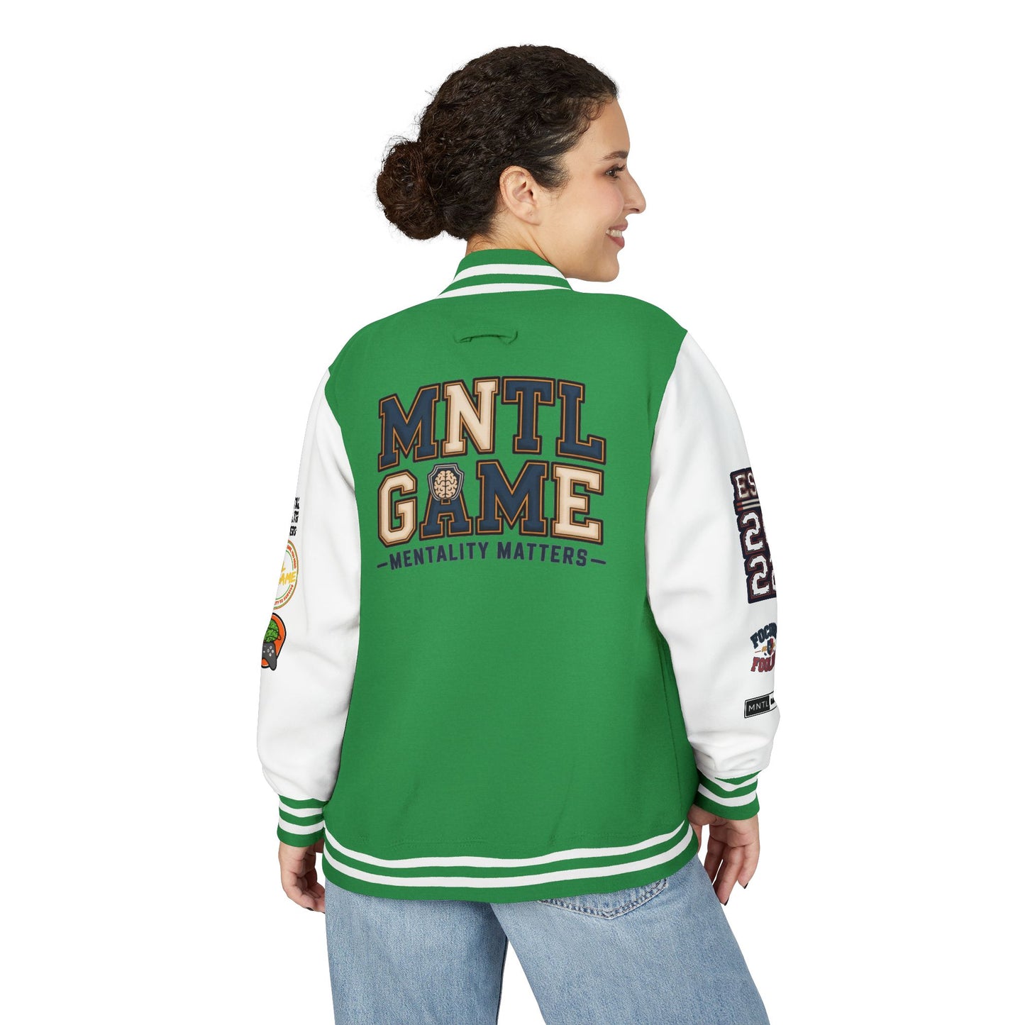 Letterman Jacket - MNTL Game Design - Mental Heath Matters - New Growth Era