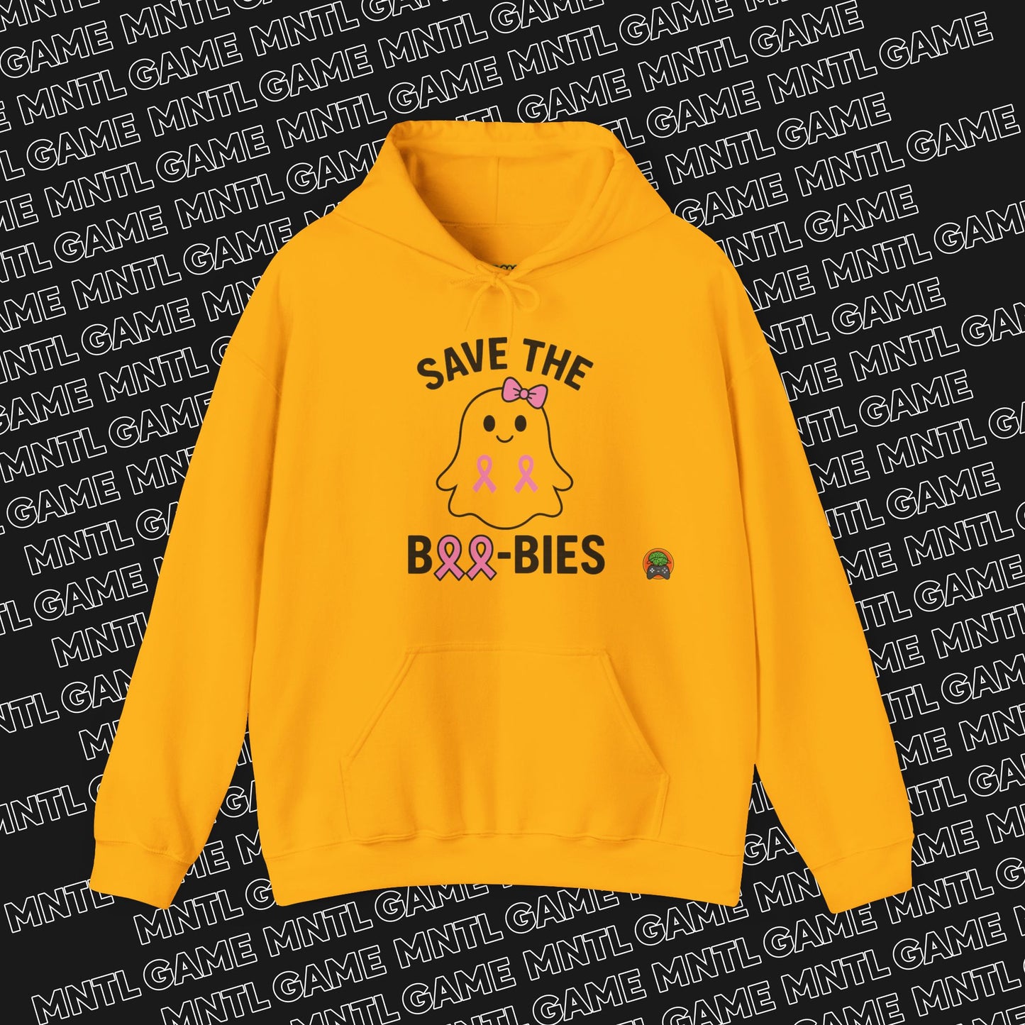 Hoodie Save the Boo-Bies Breast Cancer Awareness Ghost