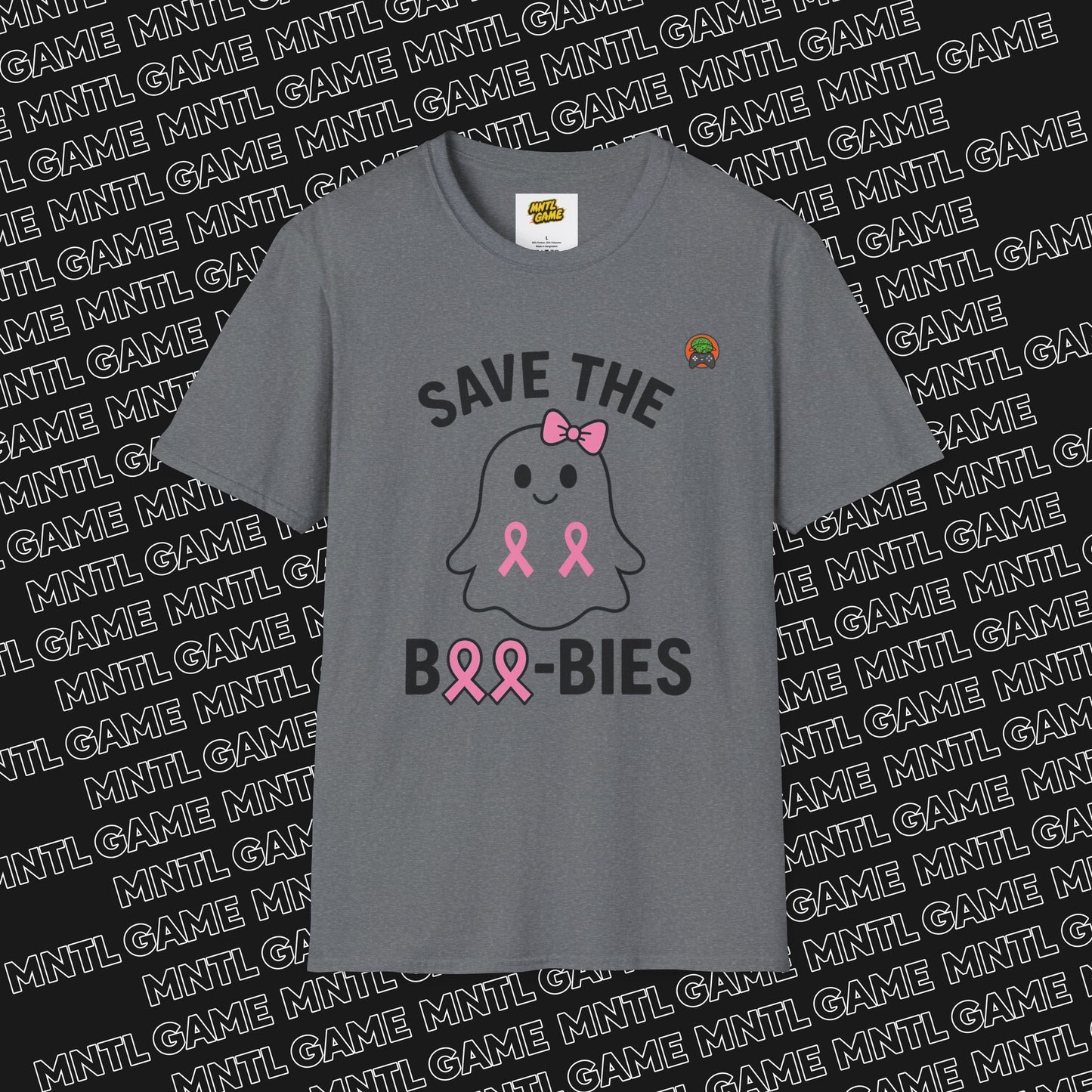 Breast Cancer Awareness Ghost Unisex T-Shirt