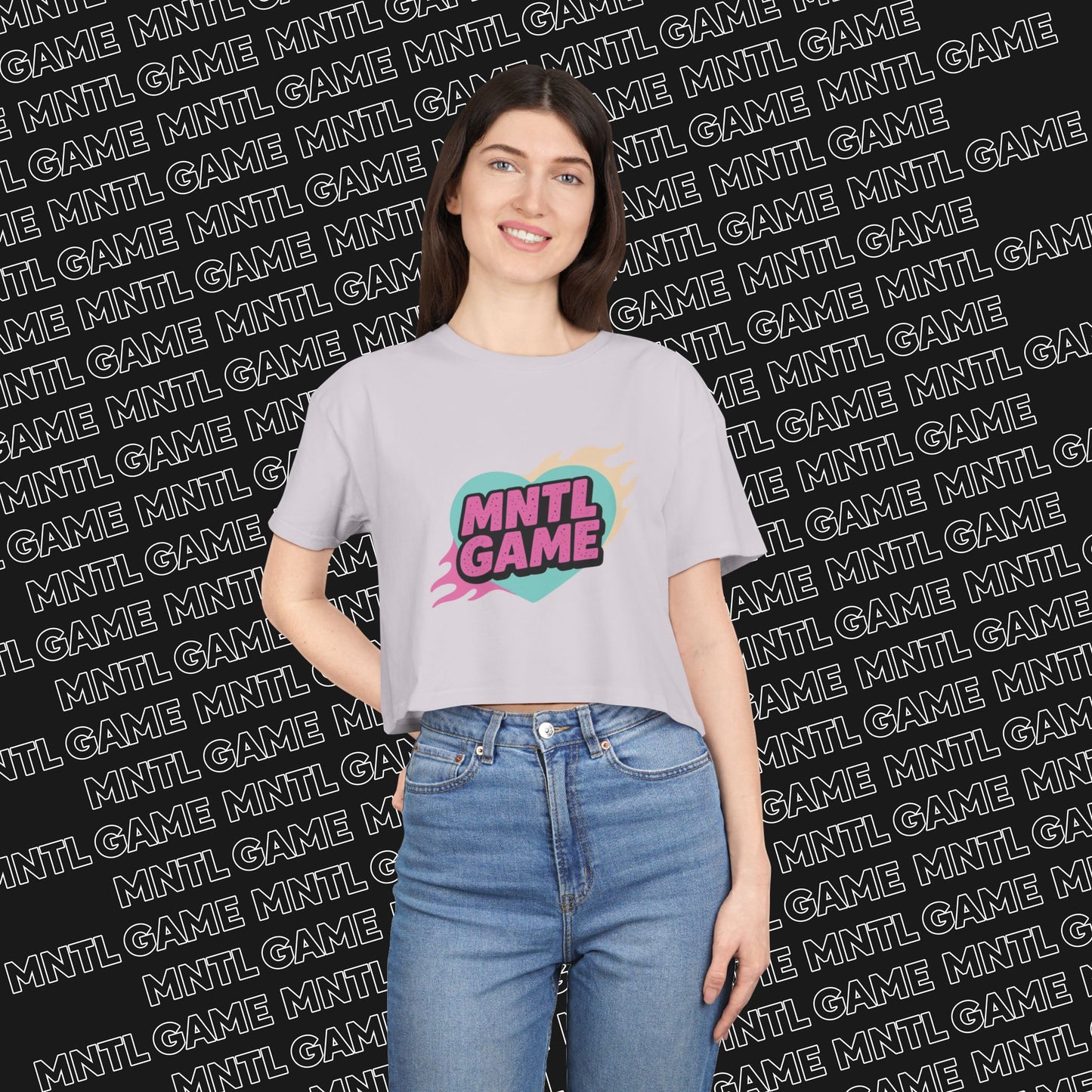 MNTL Game Crop Tee - She's So MNTL
