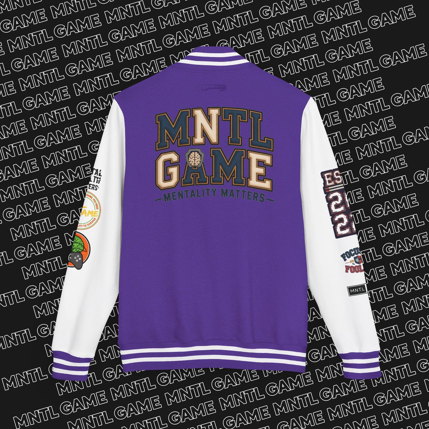 Letterman Jacket - MNTL Game Design - Mental Heath Matters - New Growth Era