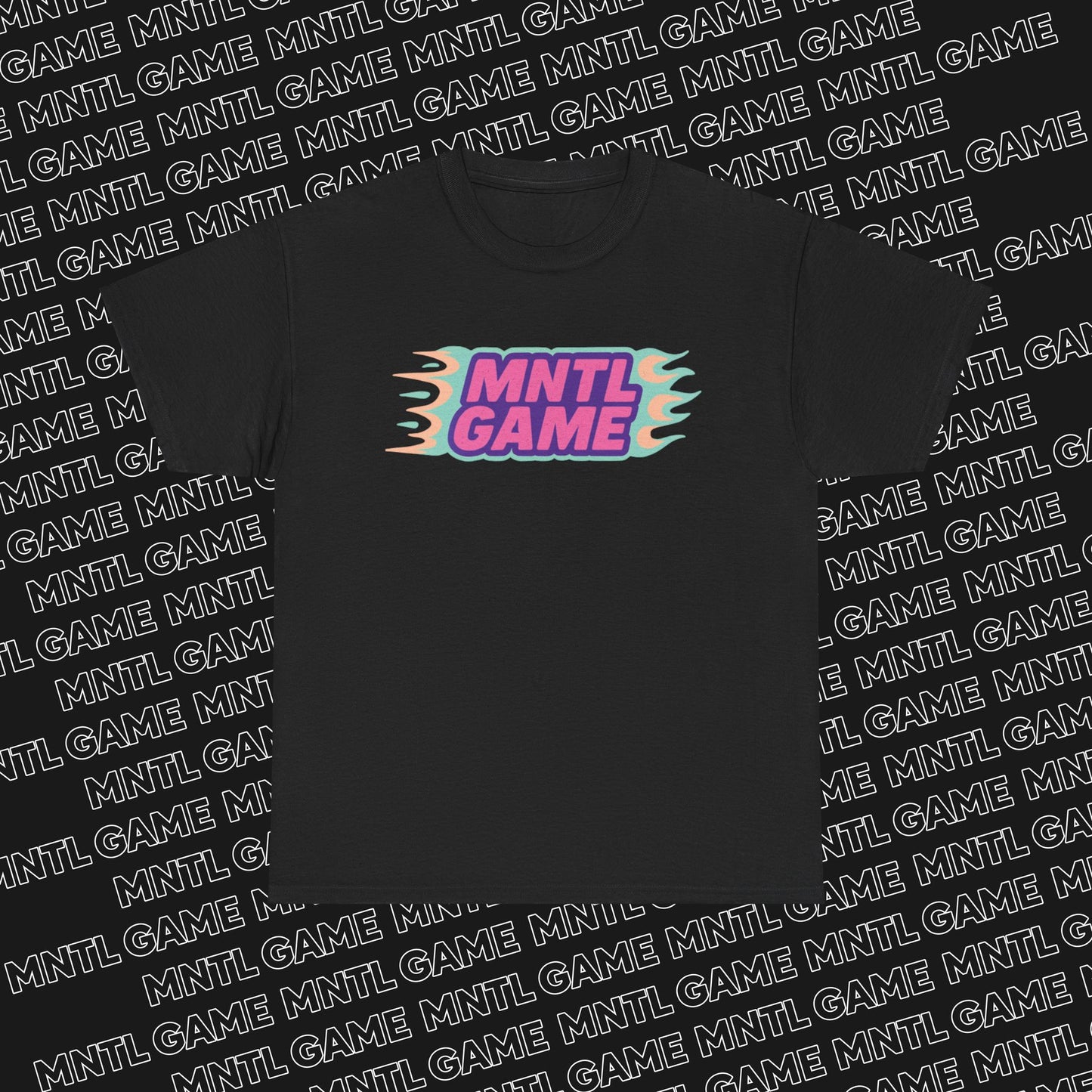 Flame Retro Neon Tee - She's So MNTL