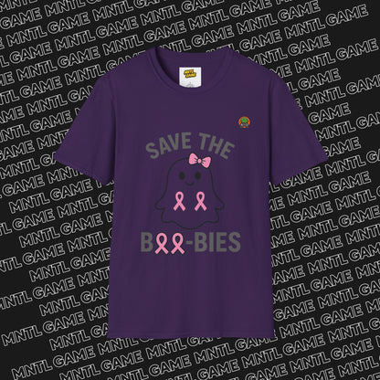 Breast Cancer Awareness Ghost Unisex T-Shirt