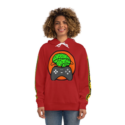 AOP "Plugg'd In" Hoodie (Crimson)