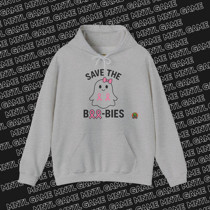 Hoodie Save the Boo-Bies Breast Cancer Awareness Ghost