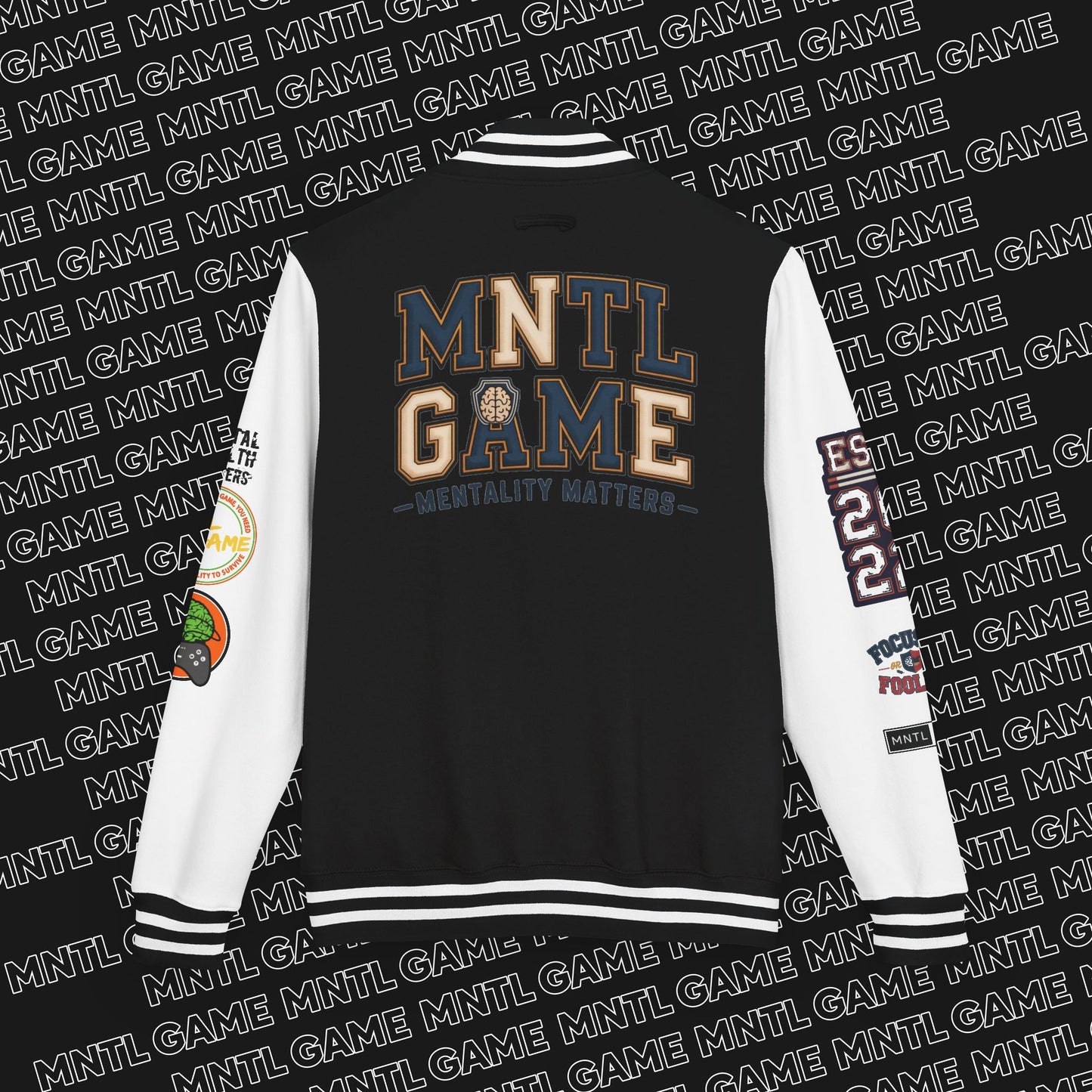 Letterman Jacket - MNTL Game Design - Mental Heath Matters - New Growth Era