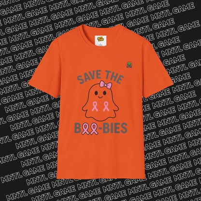 Breast Cancer Awareness Ghost Unisex T-Shirt