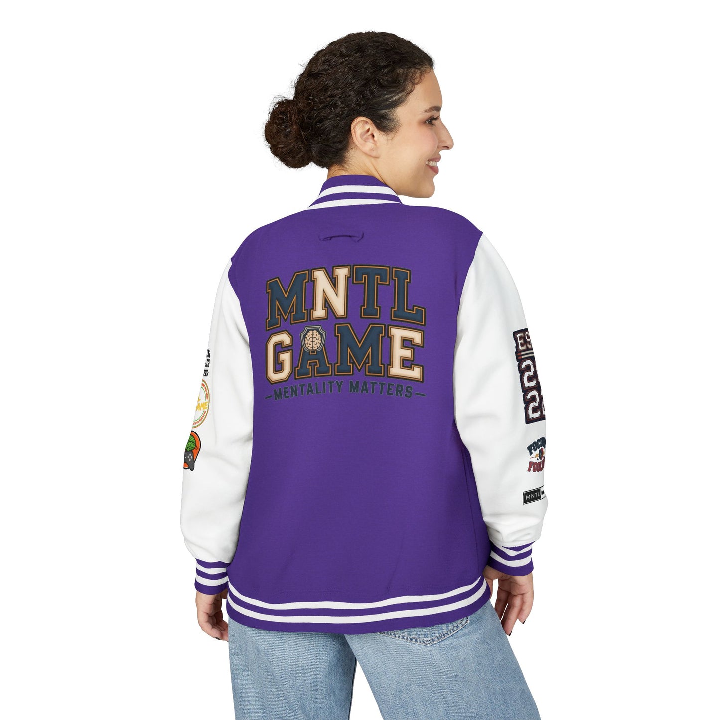 Letterman Jacket - MNTL Game Design - Mental Heath Matters - New Growth Era