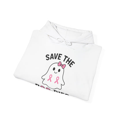 Hoodie Save the Boo-Bies Breast Cancer Awareness Ghost