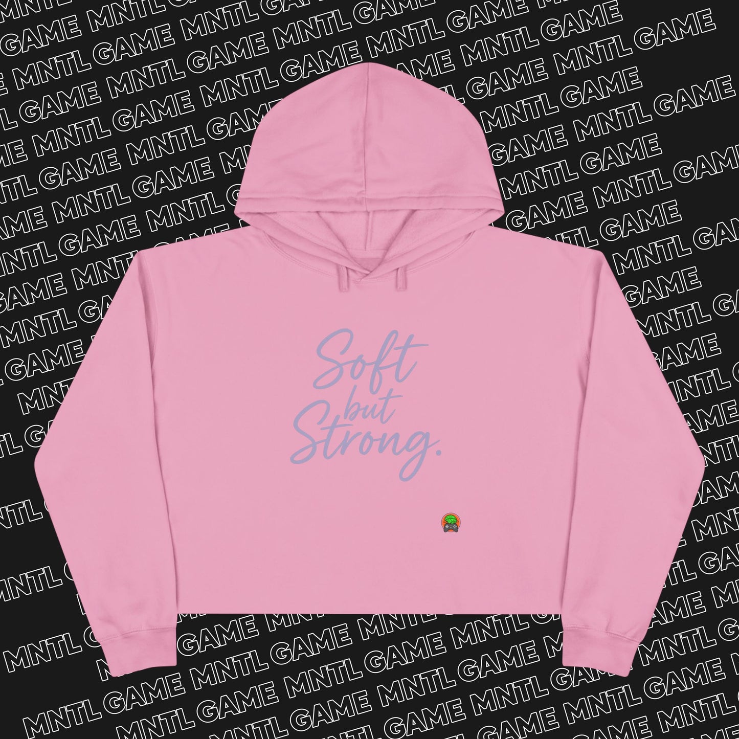 Soft But Strong Cropped Hoodie — She's So MNTL