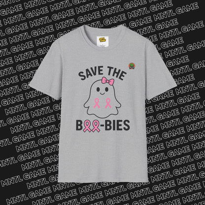 Breast Cancer Awareness Ghost Unisex T-Shirt