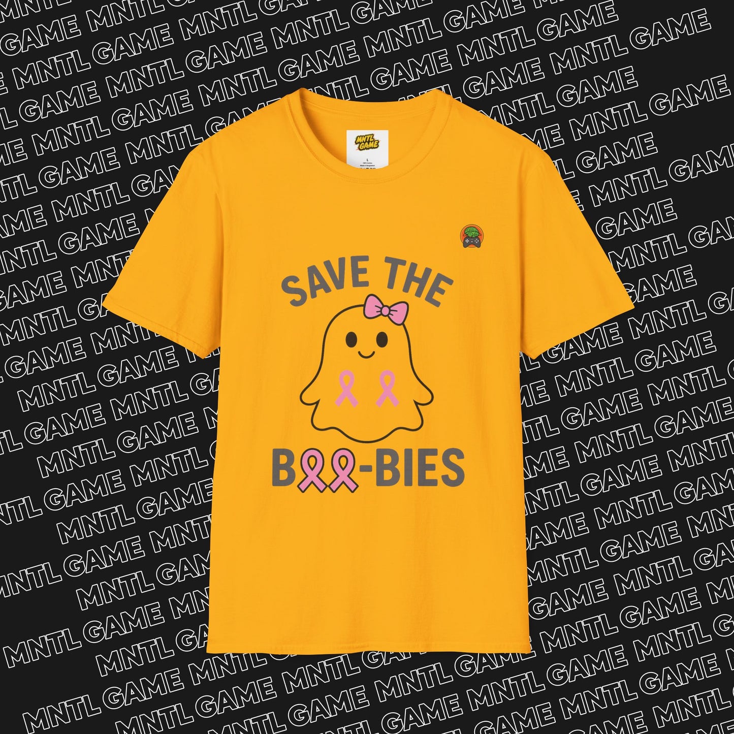 Breast Cancer Awareness Ghost Unisex T-Shirt