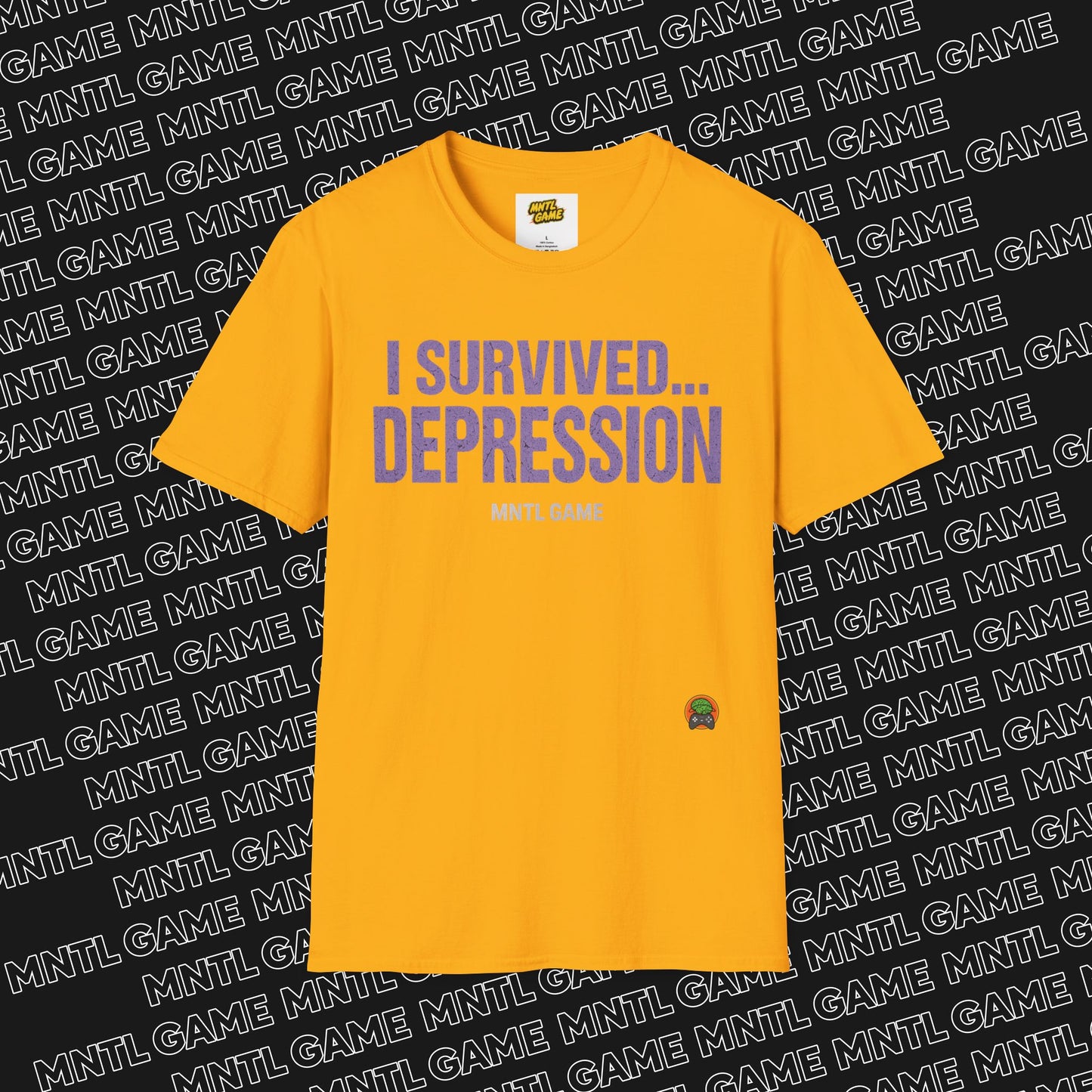 Inspiring Unisex T-Shirt - 'I Survived Depression'
