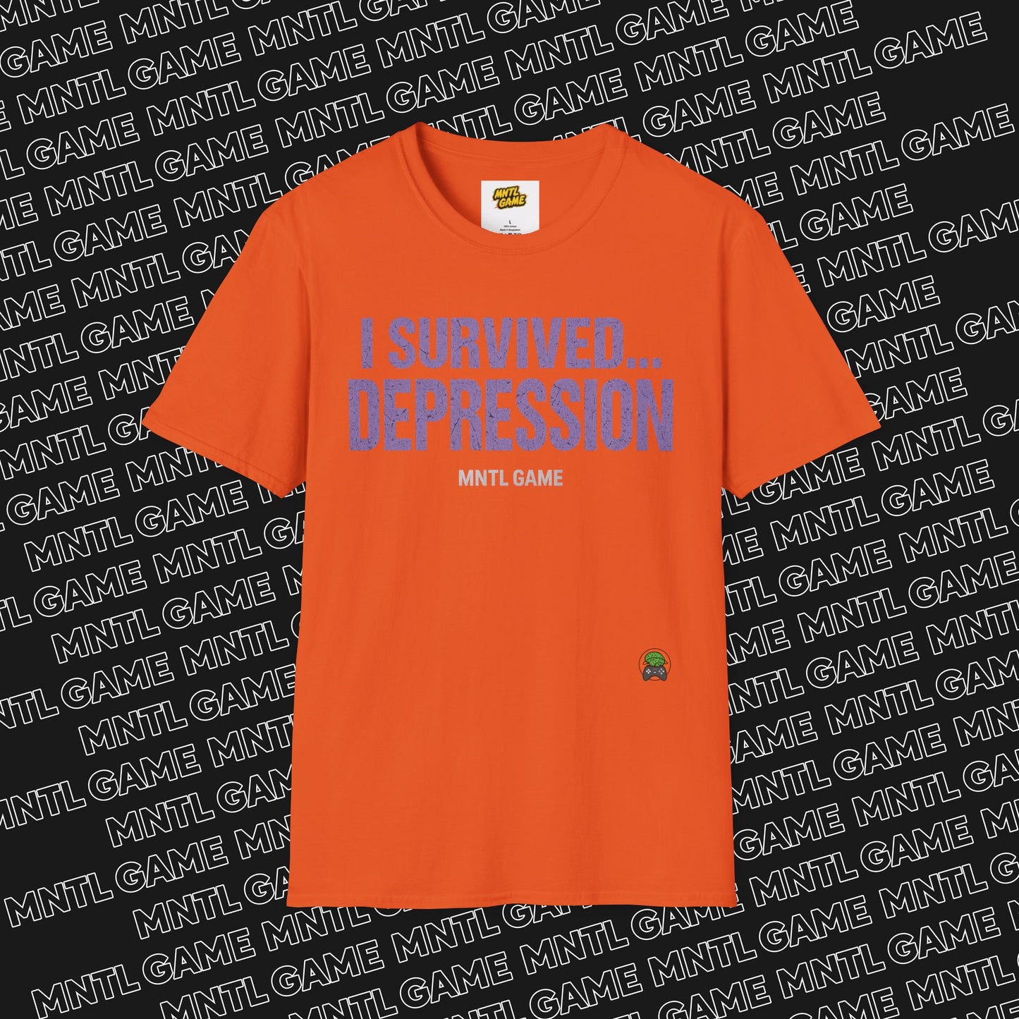 Inspiring Unisex T-Shirt - 'I Survived Depression'