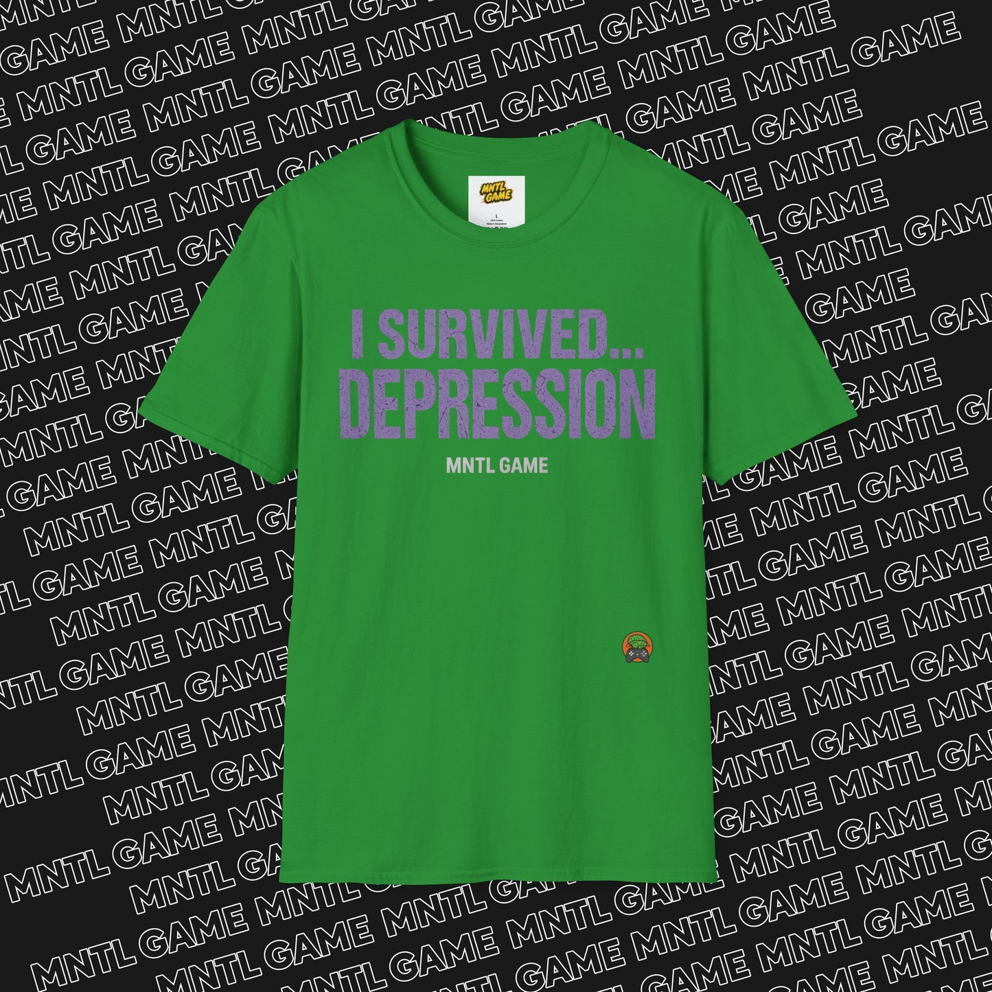 Inspiring Unisex T-Shirt - 'I Survived Depression'