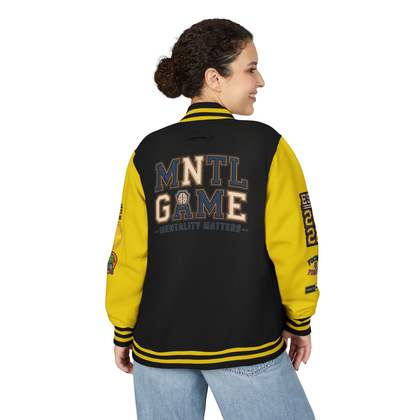 Letterman Jacket - MNTL Game Design - Mental Heath Matters - New Growth Era