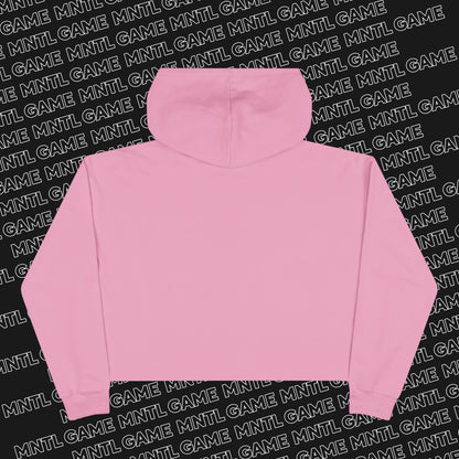 MNTL Game Heart Crop Hoodie -- She's So MNTL