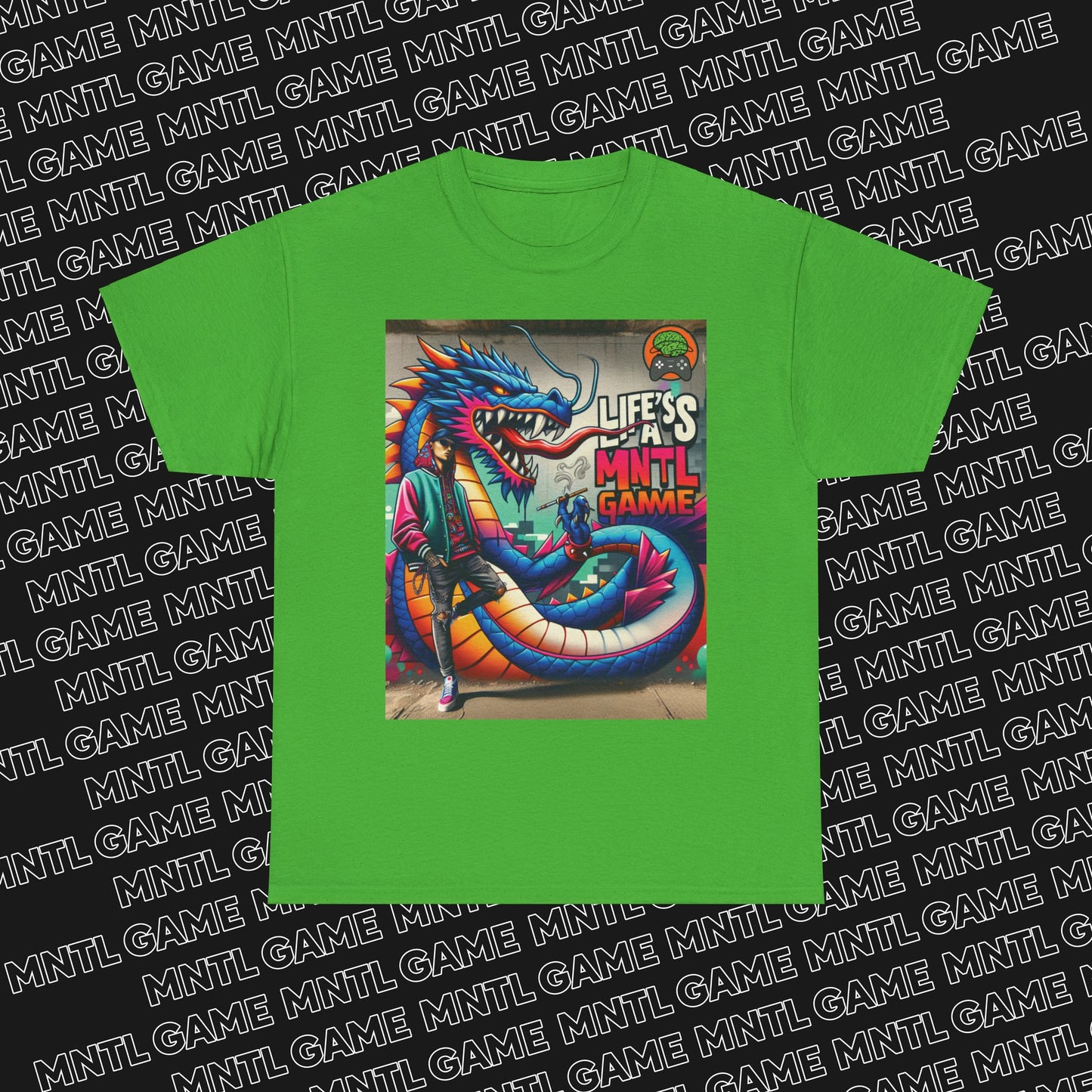 MNTL Game Dragon Graffiti Tee