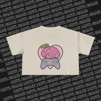 Gamer Heart Crop Tee — She's So MNTL
