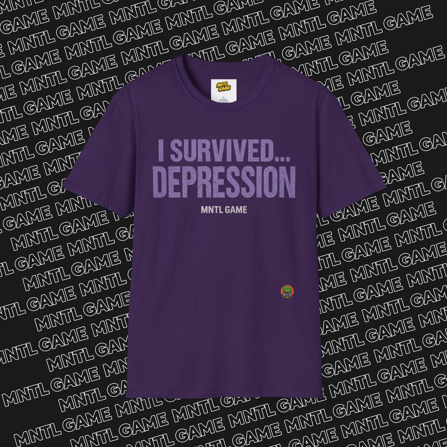 Inspiring Unisex T-Shirt - 'I Survived Depression'