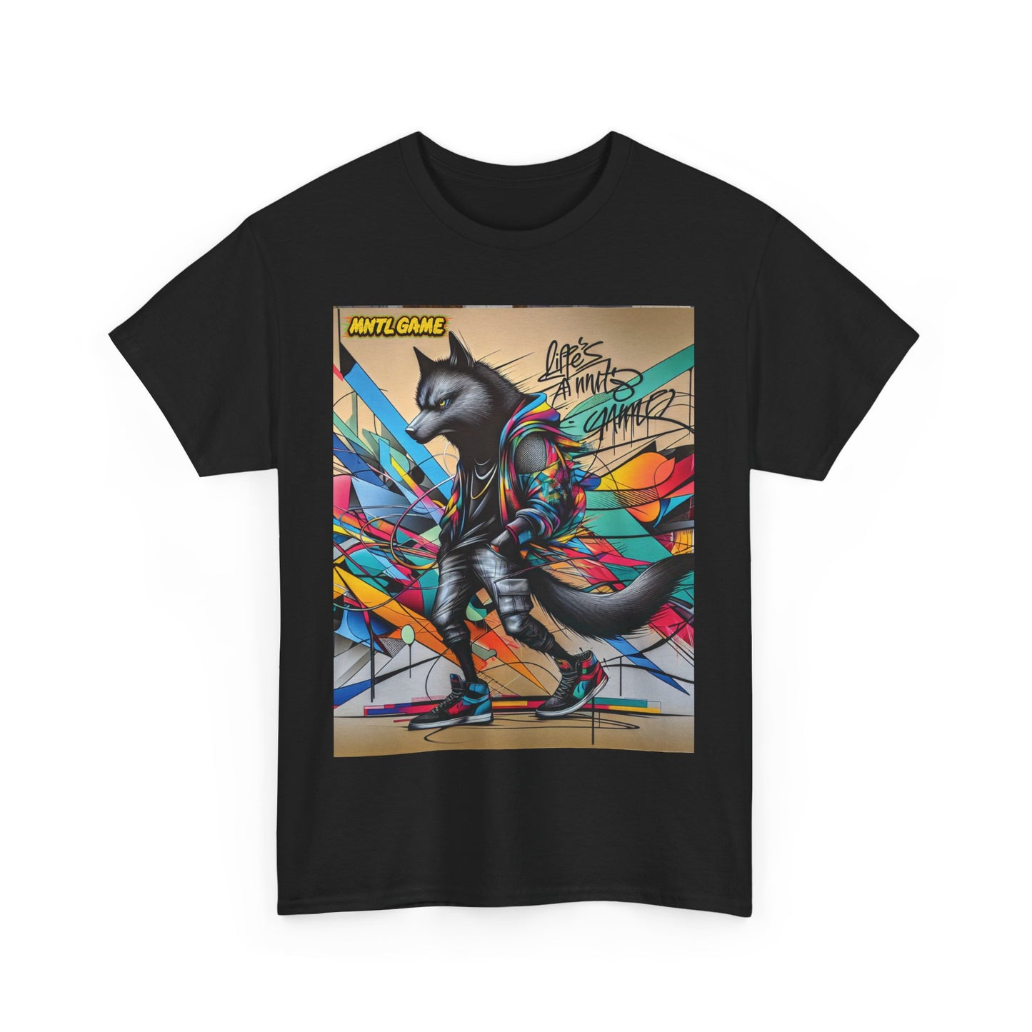 MNTL Game Wolf Graffiti Tee