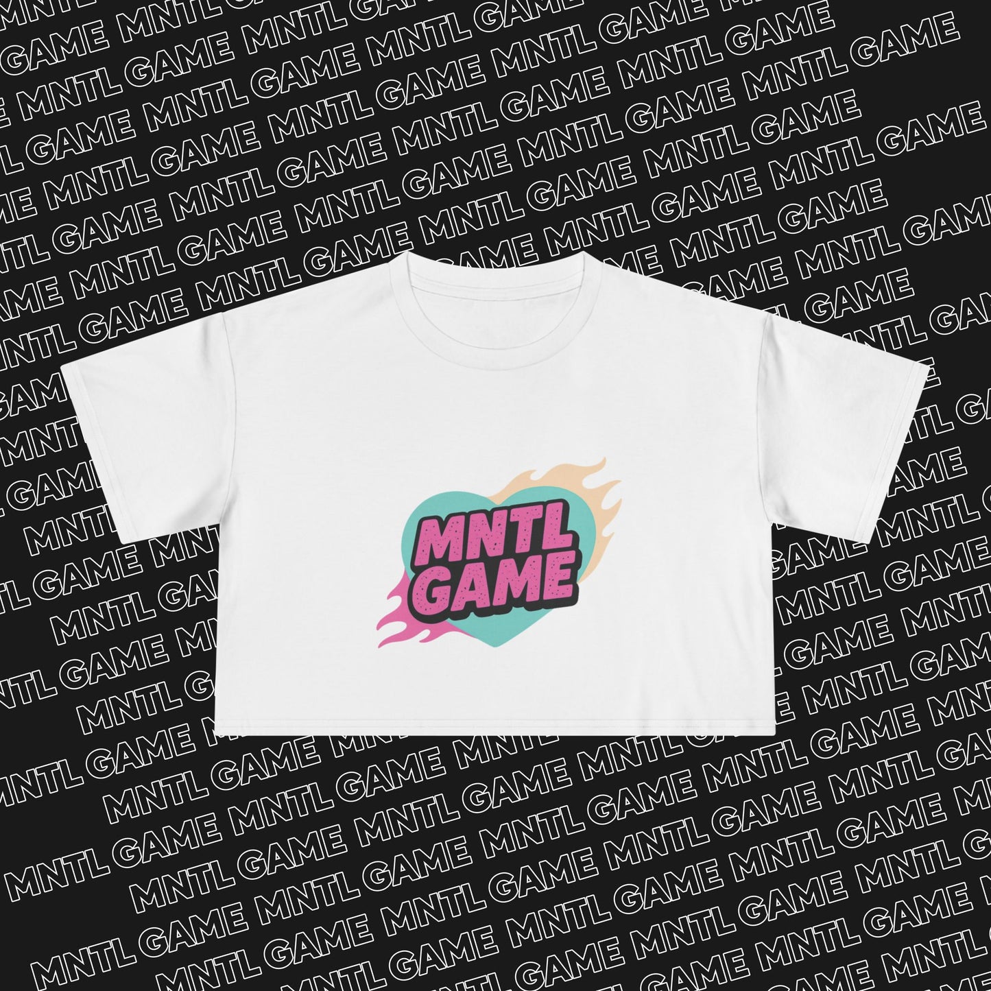 MNTL Game Crop Tee - She's So MNTL