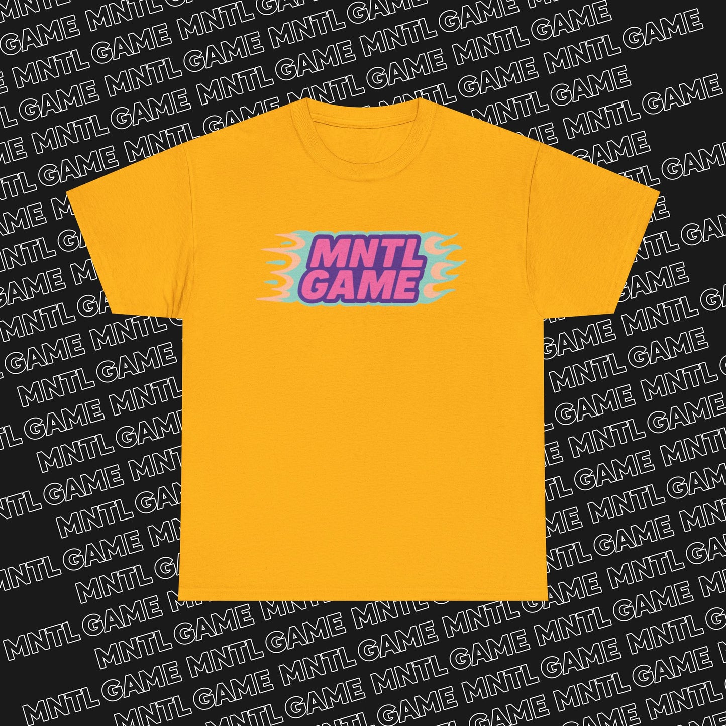Flame Retro Neon Tee - She's So MNTL