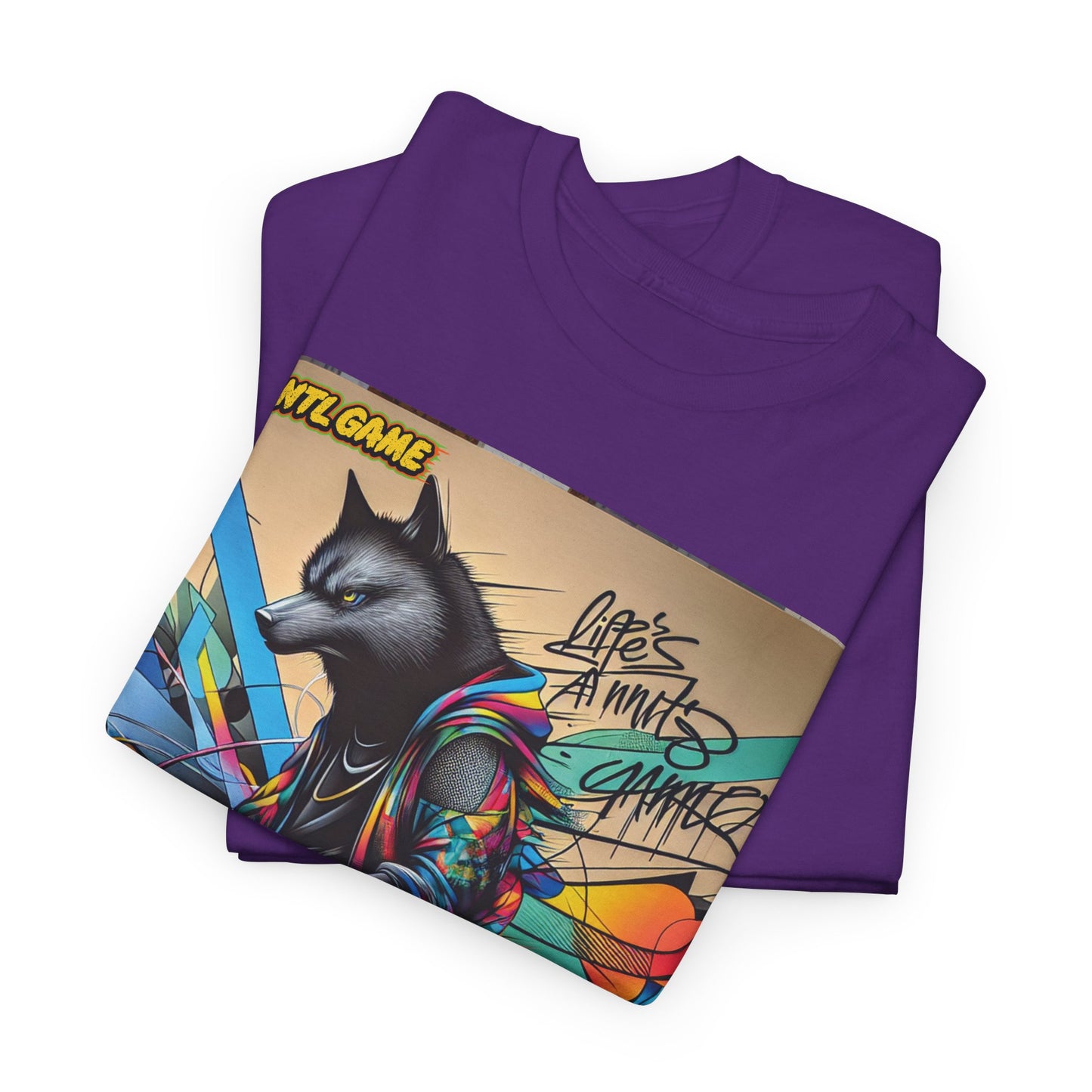 MNTL Game Wolf Graffiti Tee