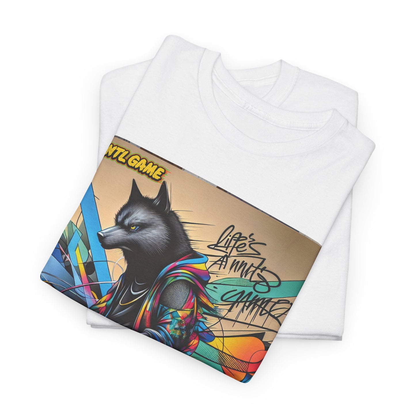 MNTL Game Wolf Graffiti Tee