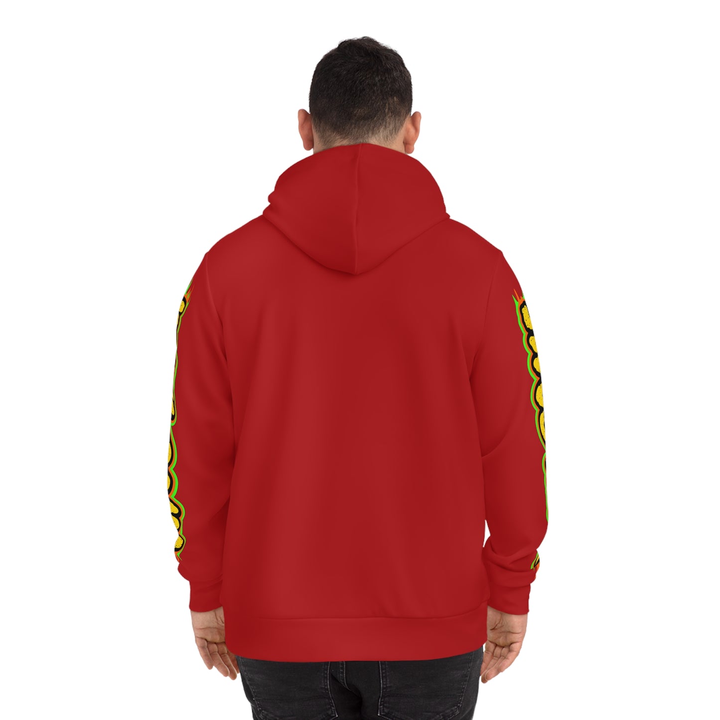 AOP "Plugg'd In" Hoodie (Crimson)