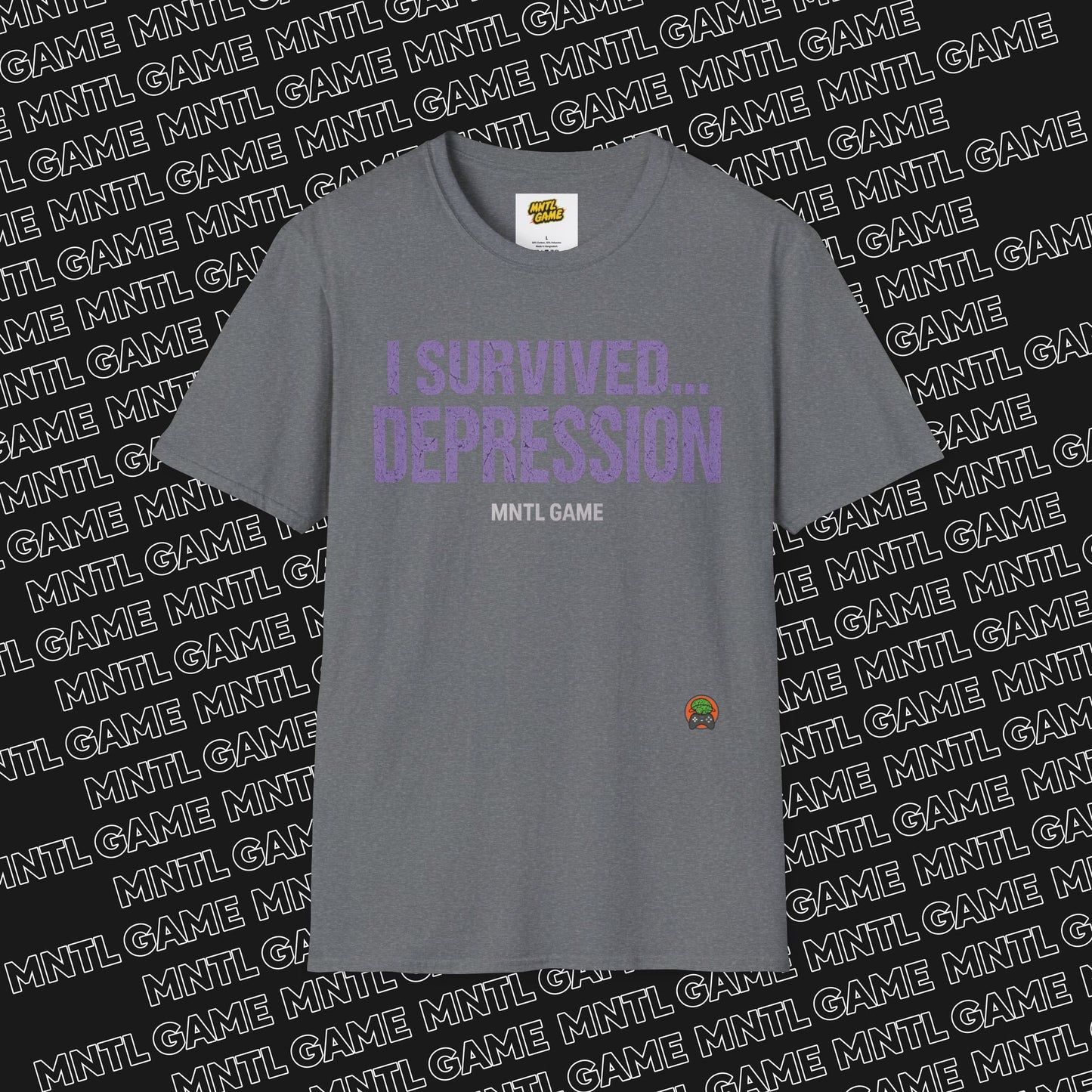 Inspiring Unisex T-Shirt - 'I Survived Depression'