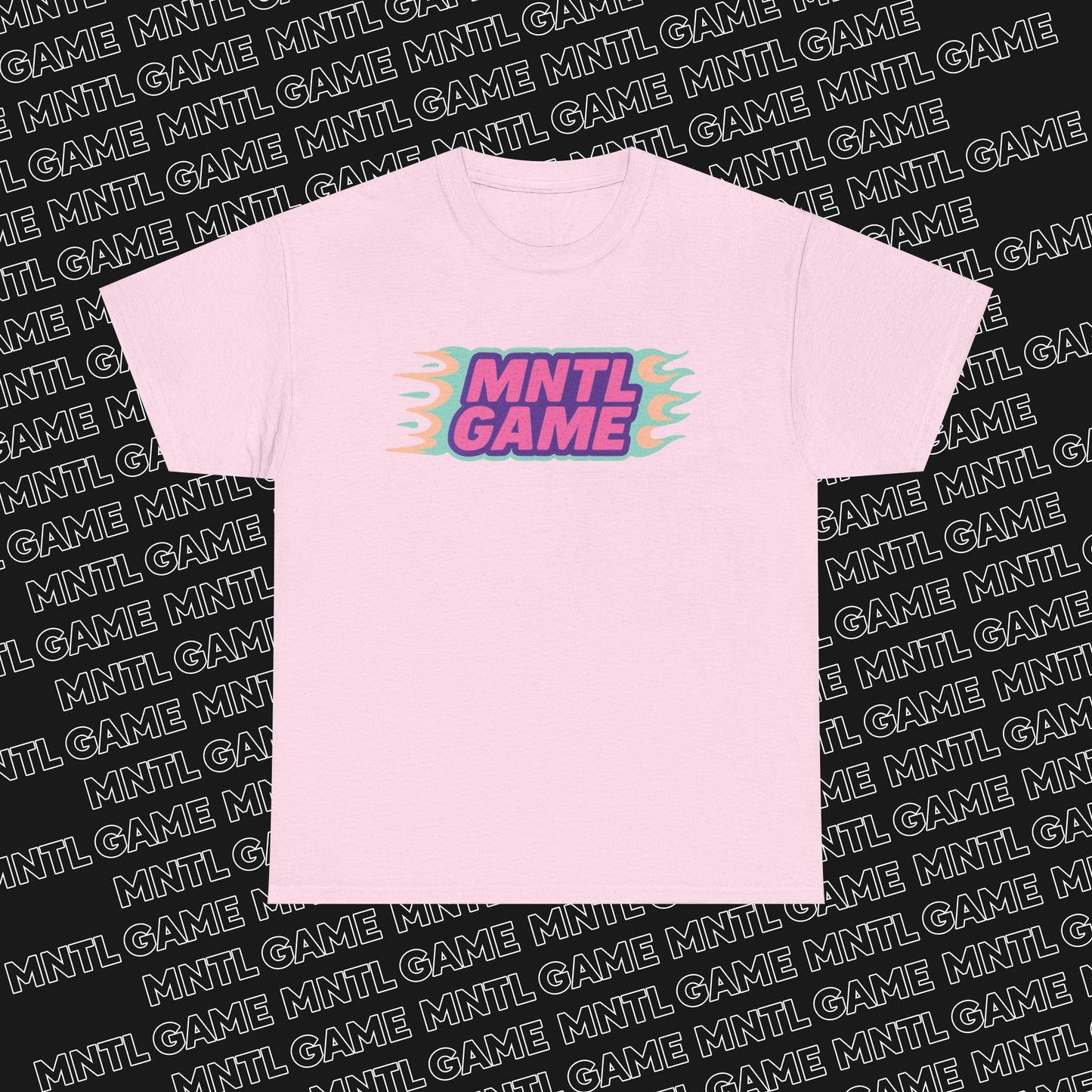 Flame Retro Neon Tee - She's So MNTL