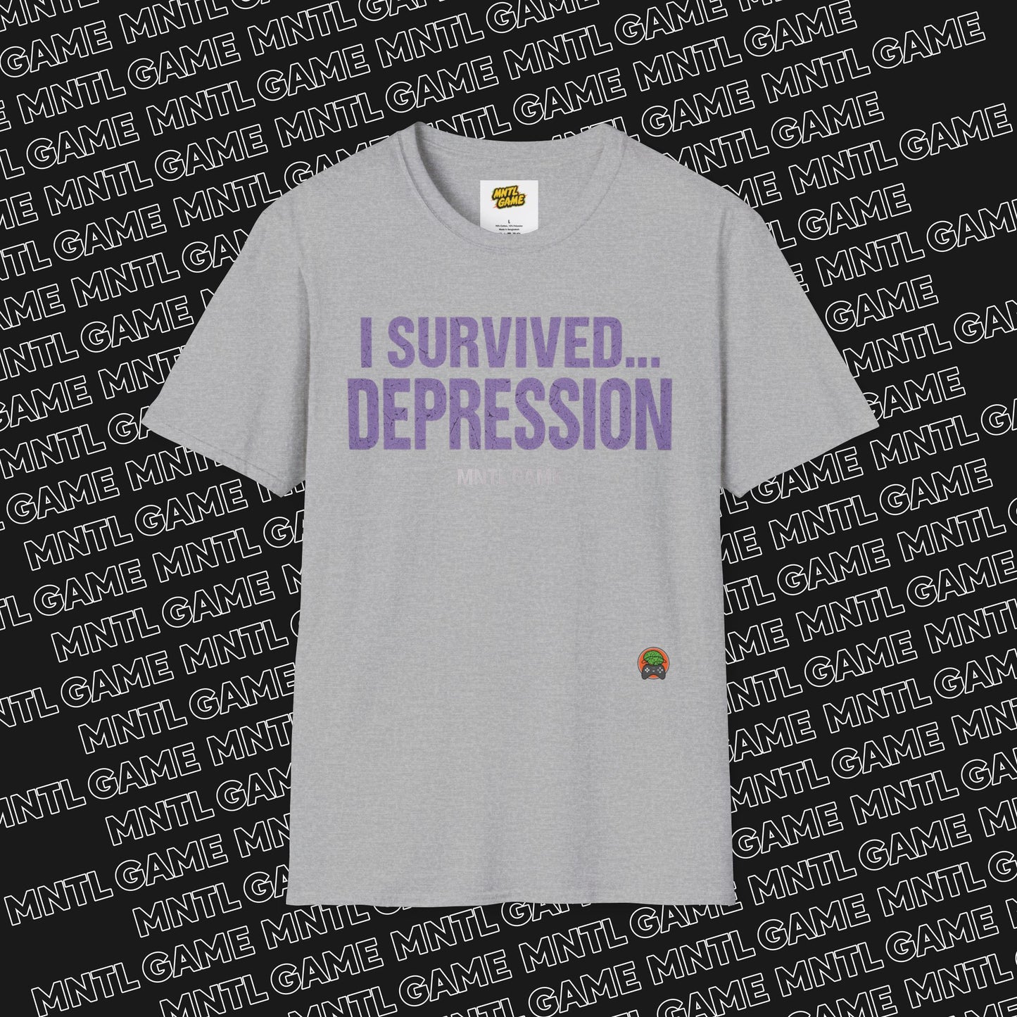 Inspiring Unisex T-Shirt - 'I Survived Depression'