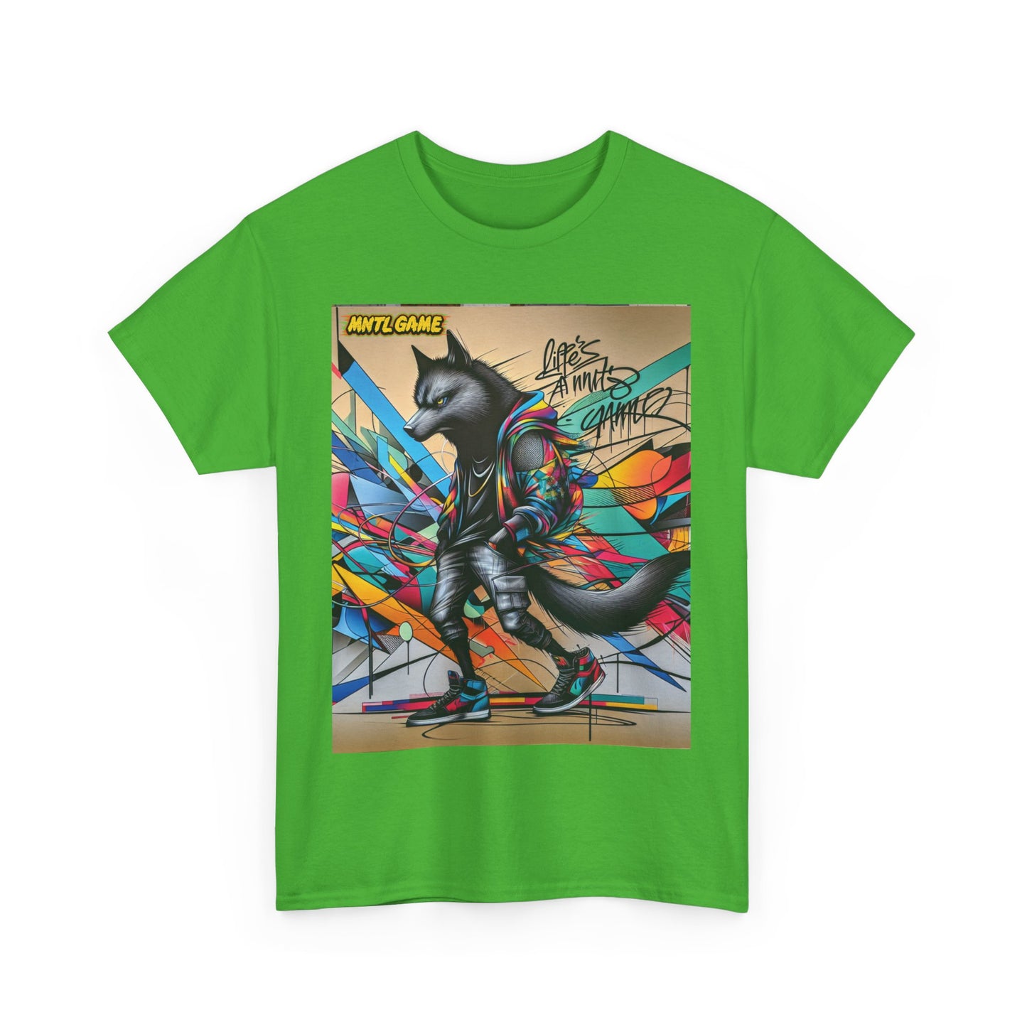 MNTL Game Wolf Graffiti Tee