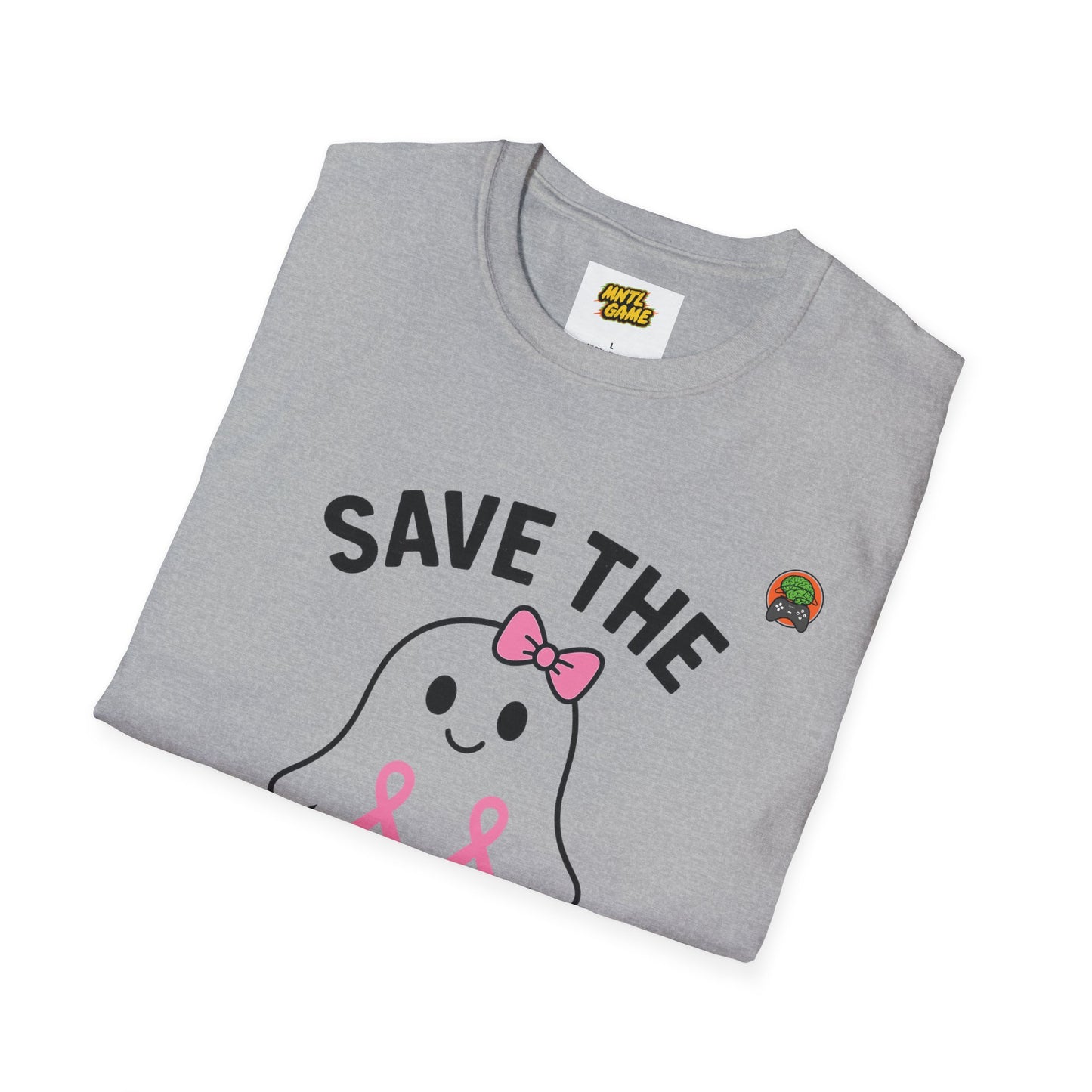 Breast Cancer Awareness Ghost Unisex T-Shirt