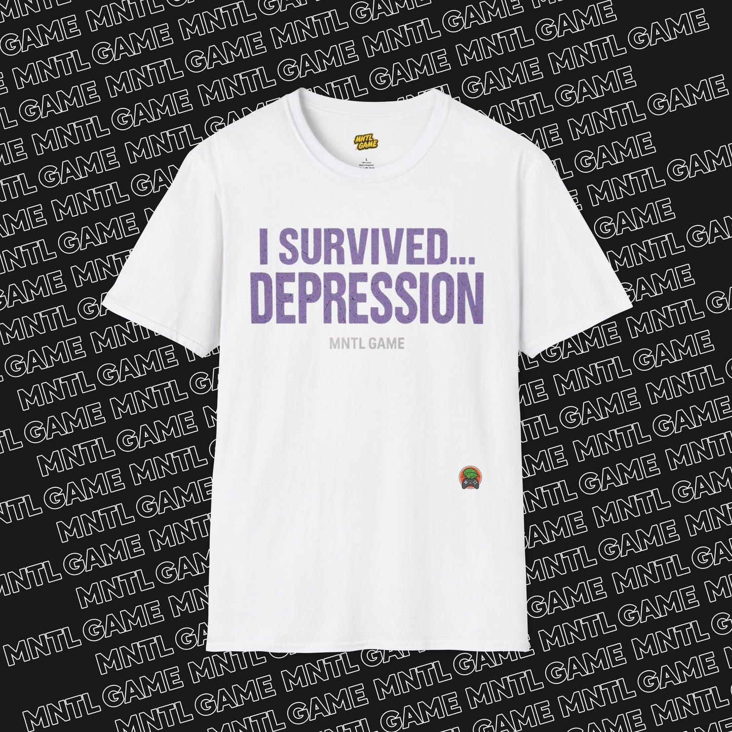 Inspiring Unisex T-Shirt - 'I Survived Depression'