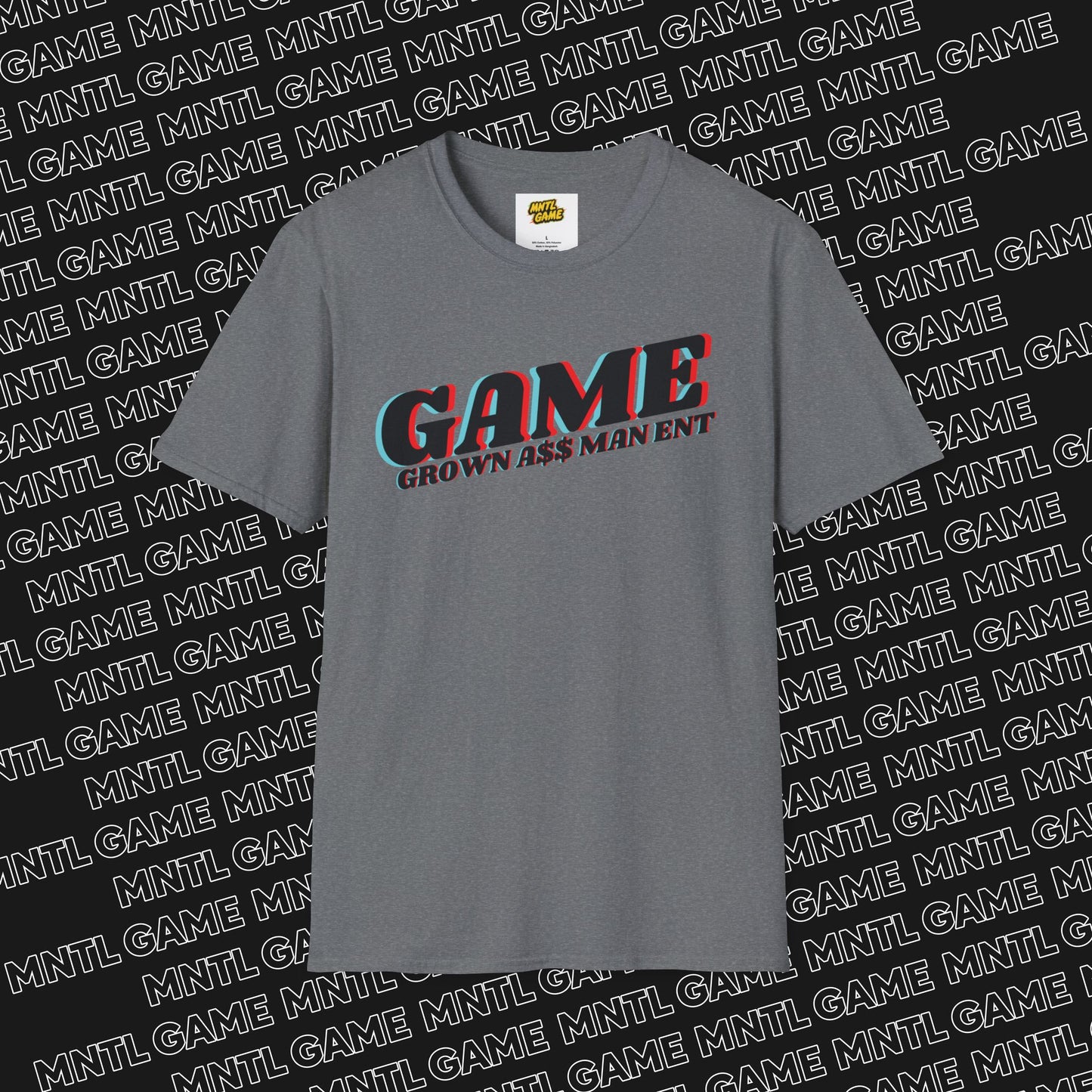 T-Shirt - GAME, Grown A$$ Man Ent Design